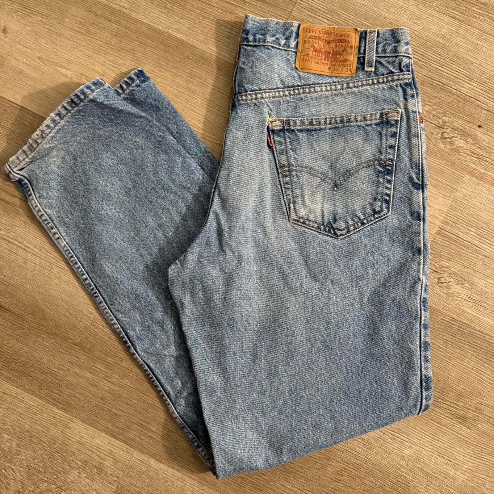 Levi's Vintage levis 550 relaxed fit Size US 36 / EU 52 - 2 Thumbnail