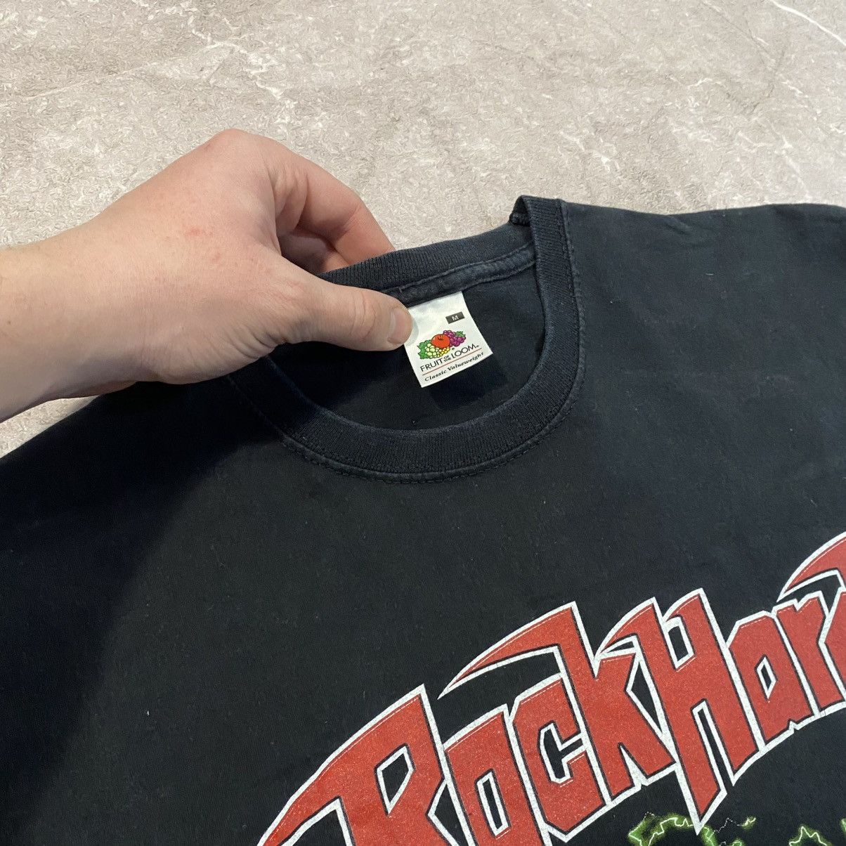 Band Tees × Vintage VINTAGE ROCK HARD TEE BIG LOGO FESTIVAL 2007 Size US M / EU 48-50 / 2 - 5 Thumbnail