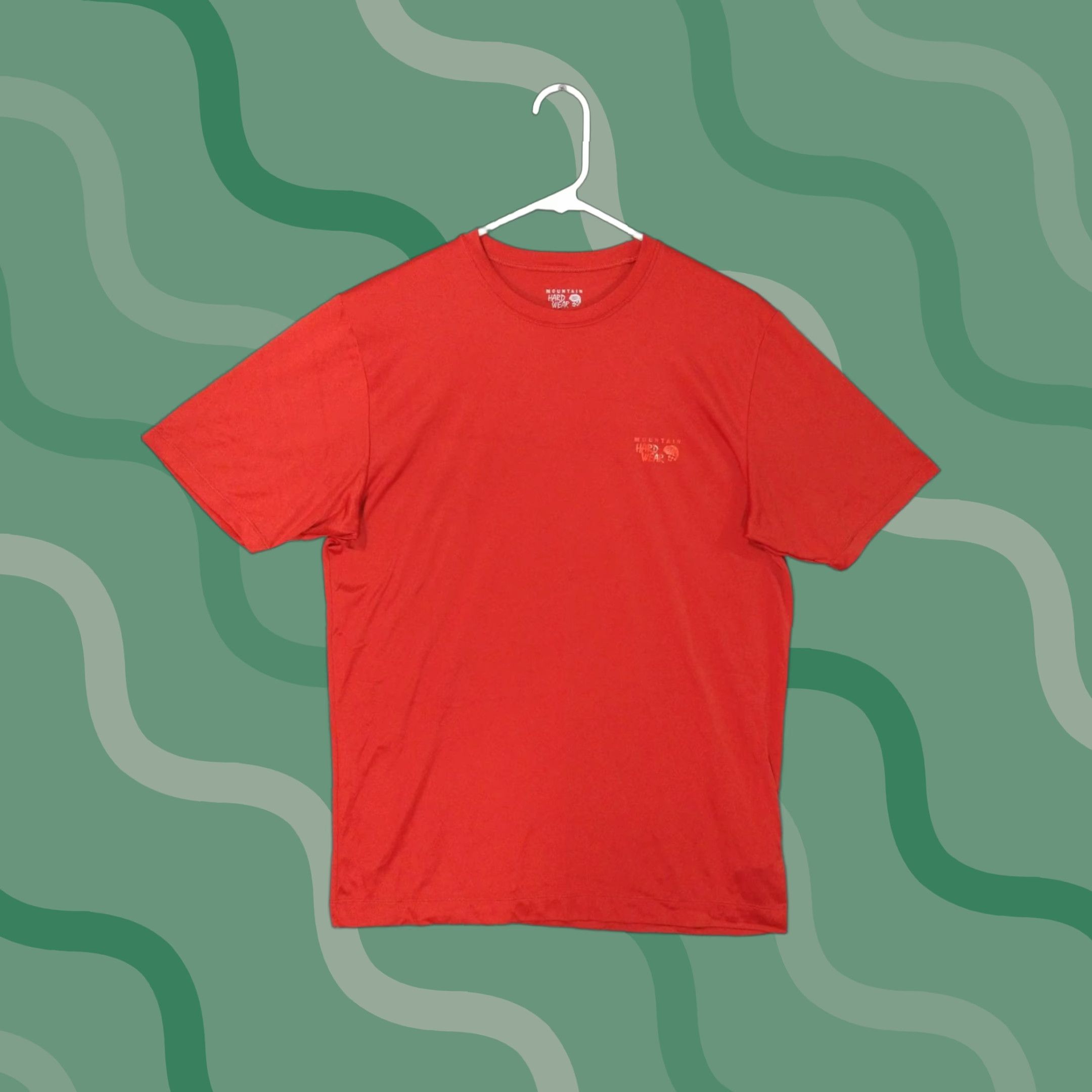 Mountain Hardwear Mountain Hardwear Shirt Mens Medium Orange Short Sleeve Crew Neck Performance Shirt Size US M / EU 48-50 / 2 - 1 Thumbnail