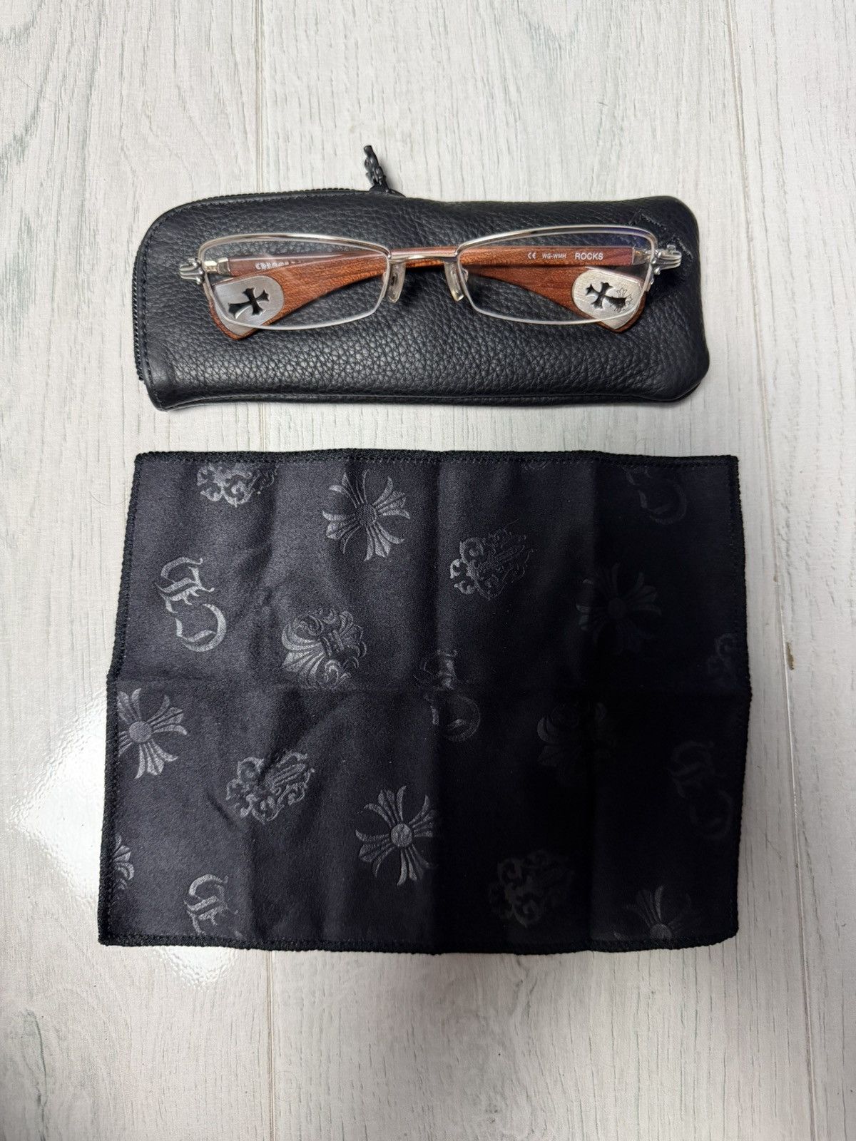 Chrome Hearts Chrome Hearts Wood “Rocks” Glasses Size ONE SIZE - 16 Thumbnail