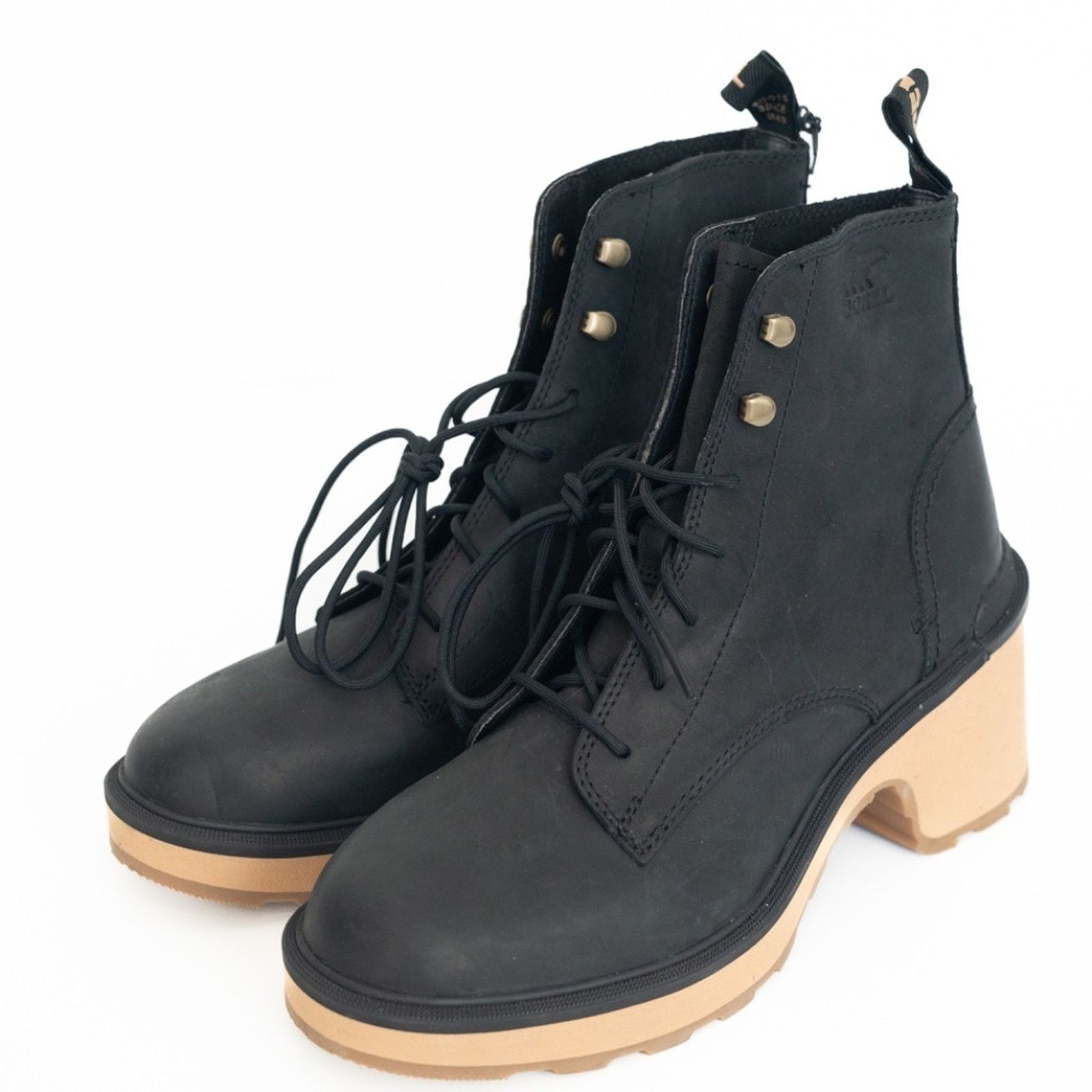 SOREL Sorel. High-Line Heel Lace Boot. Size US 9 / IT 39 - 2 Thumbnail
