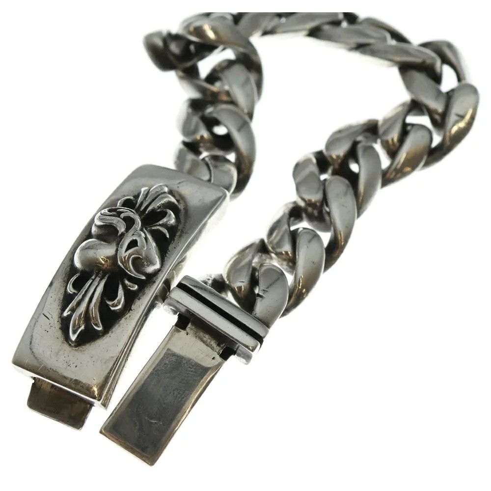 Chrome Hearts Chrome Hearts ID Floral Heart Motif Bracelet 14 LINKS Size ONE SIZE - 3 Thumbnail