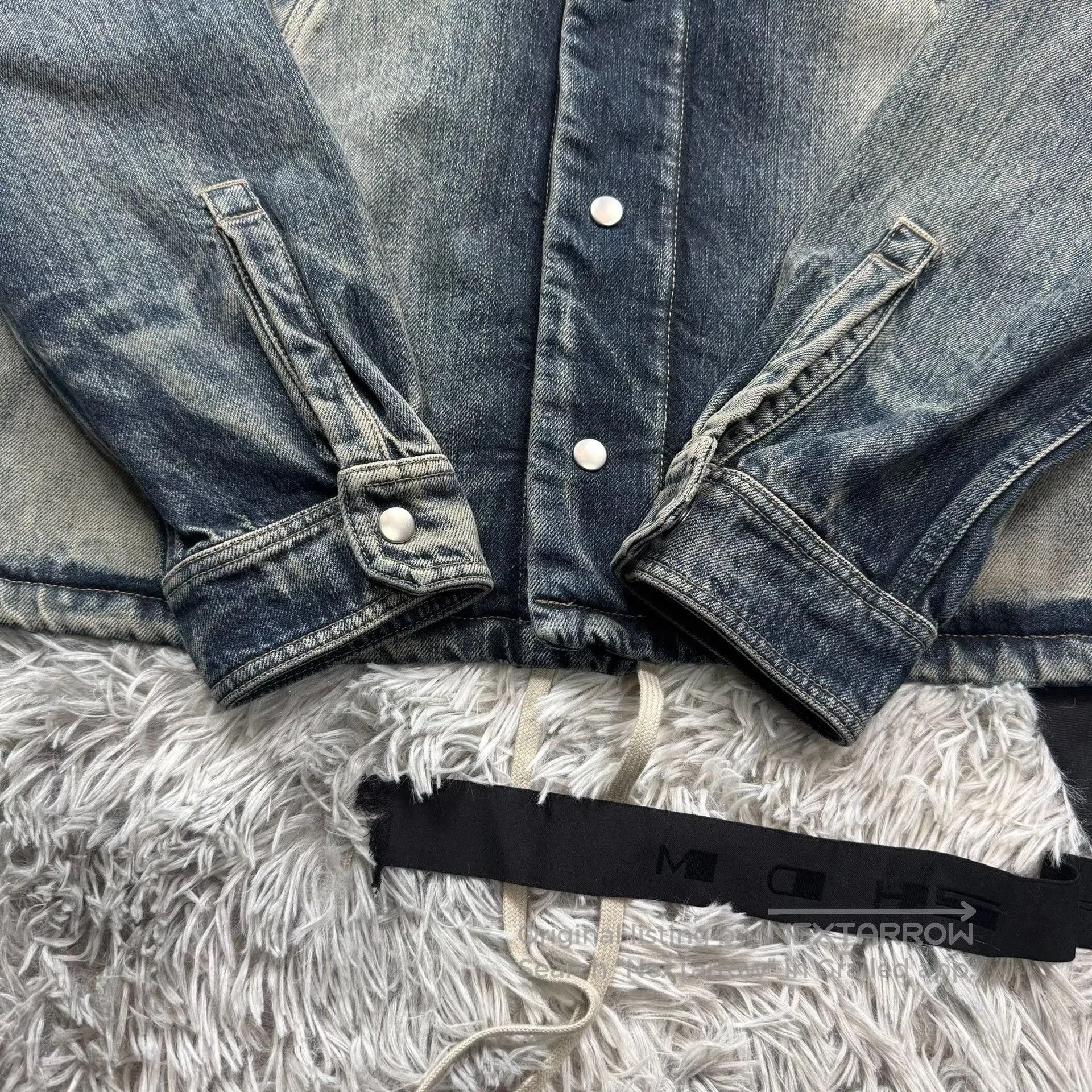 Rick Owens Rick Owens Gradient Denim Jacket. Size US M / EU 48-50 / 2 - 3 Thumbnail
