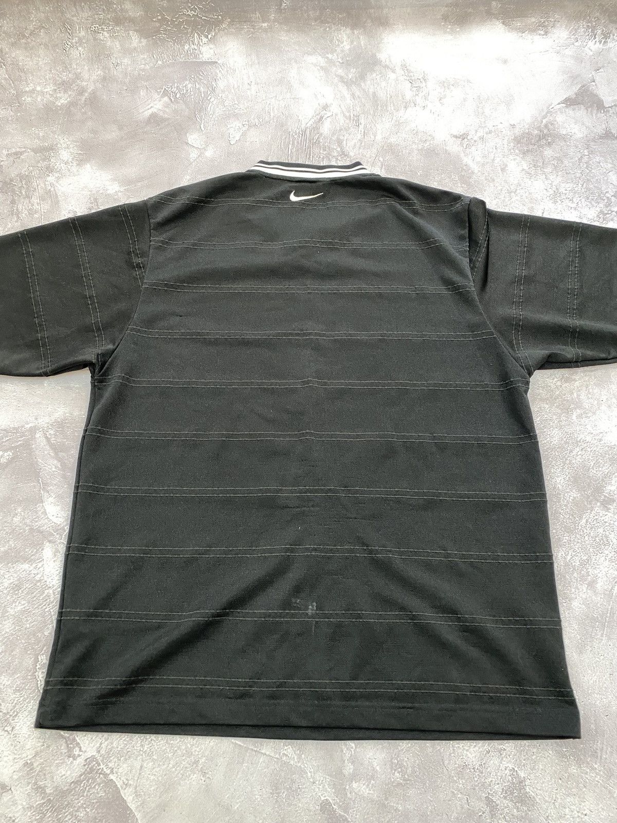 Nike 90s Vintage Nike Central Swoosh Logo Jersey T-Shirt Size US XL / EU 56 / 4 - 7 Thumbnail