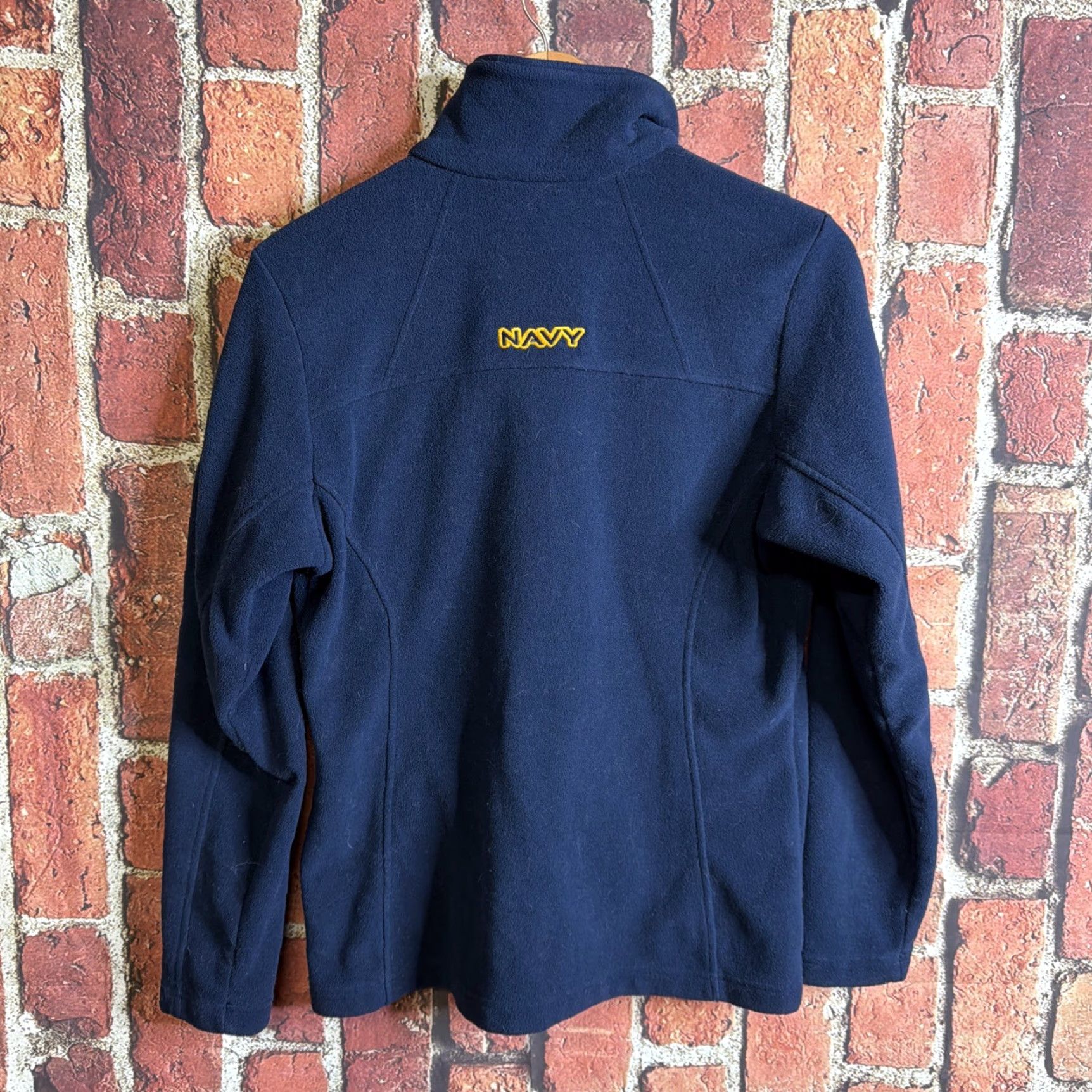 Vintage Columbia Zip Up Fleece Jacket Small US Navy Blue Mens Short Full Zip Fleece Jacket Size US S / EU 44-46 / 1 - 3 Thumbnail