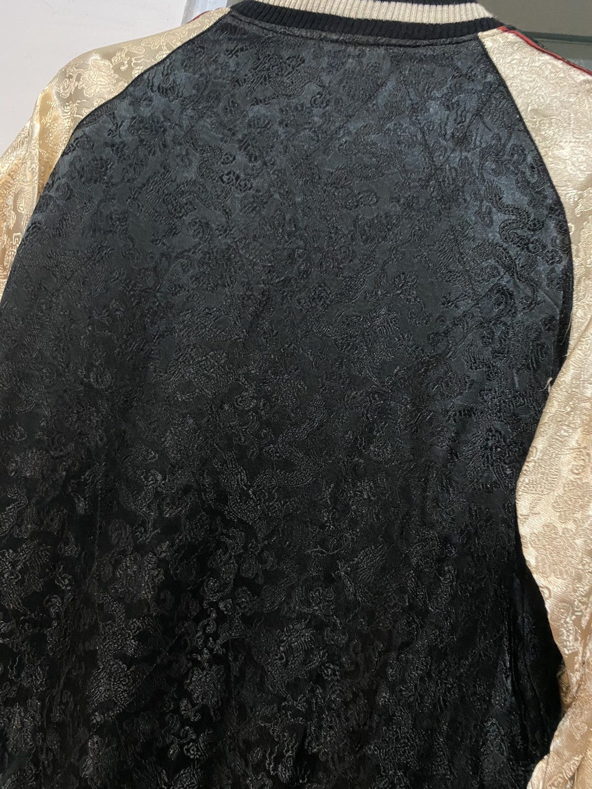 Japanese Brand Sukajan japanese classic Script Rayon Silk Jacket Size US M / EU 48-50 / 2 - 7 Thumbnail
