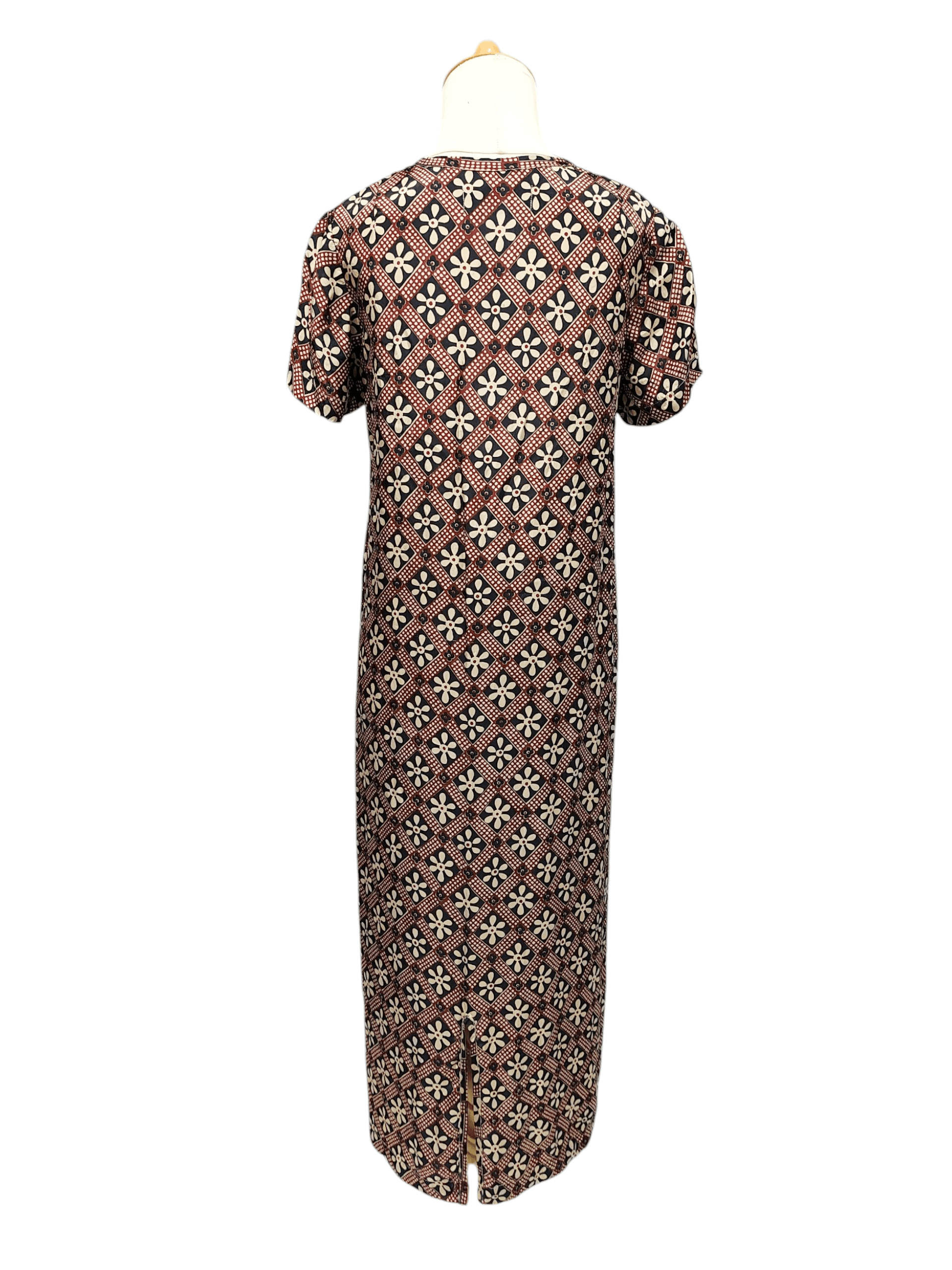 Tricot Comme des Garcons AD97 Tricot CDG- Asymmetric Draped Floral Geometric Dress Size M / US 6-8 / IT 42-44 - 6 Thumbnail