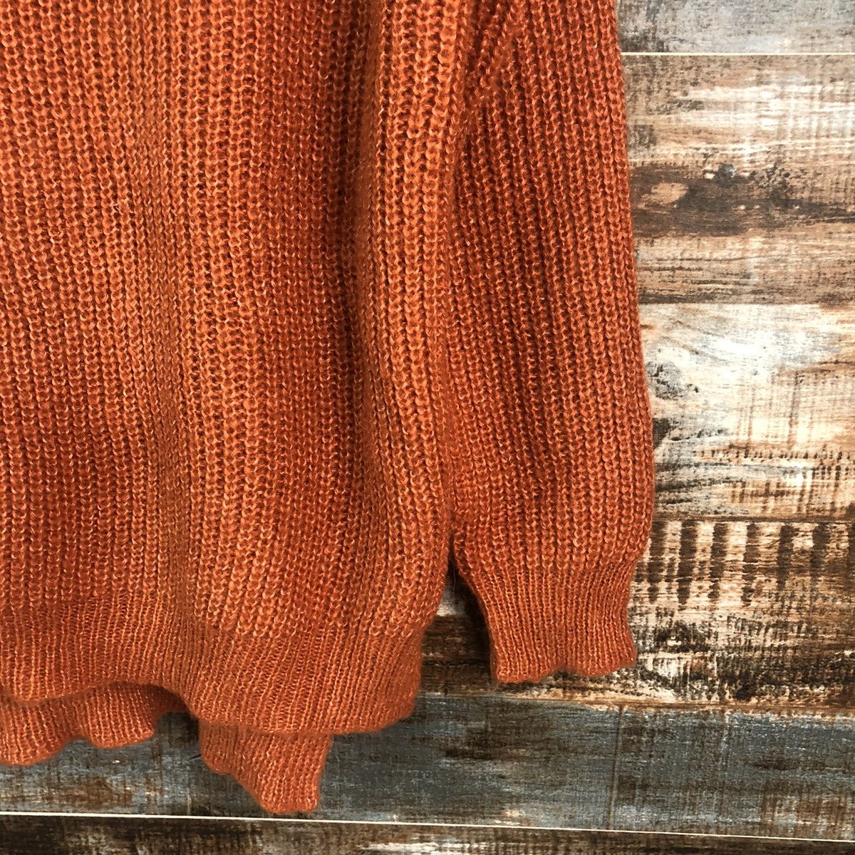 Homespun Knitwear × Japanese Brand Lepsim Orange vintage Knitwear #A2264 Size L / US 10 / IT 46 - 8 Thumbnail