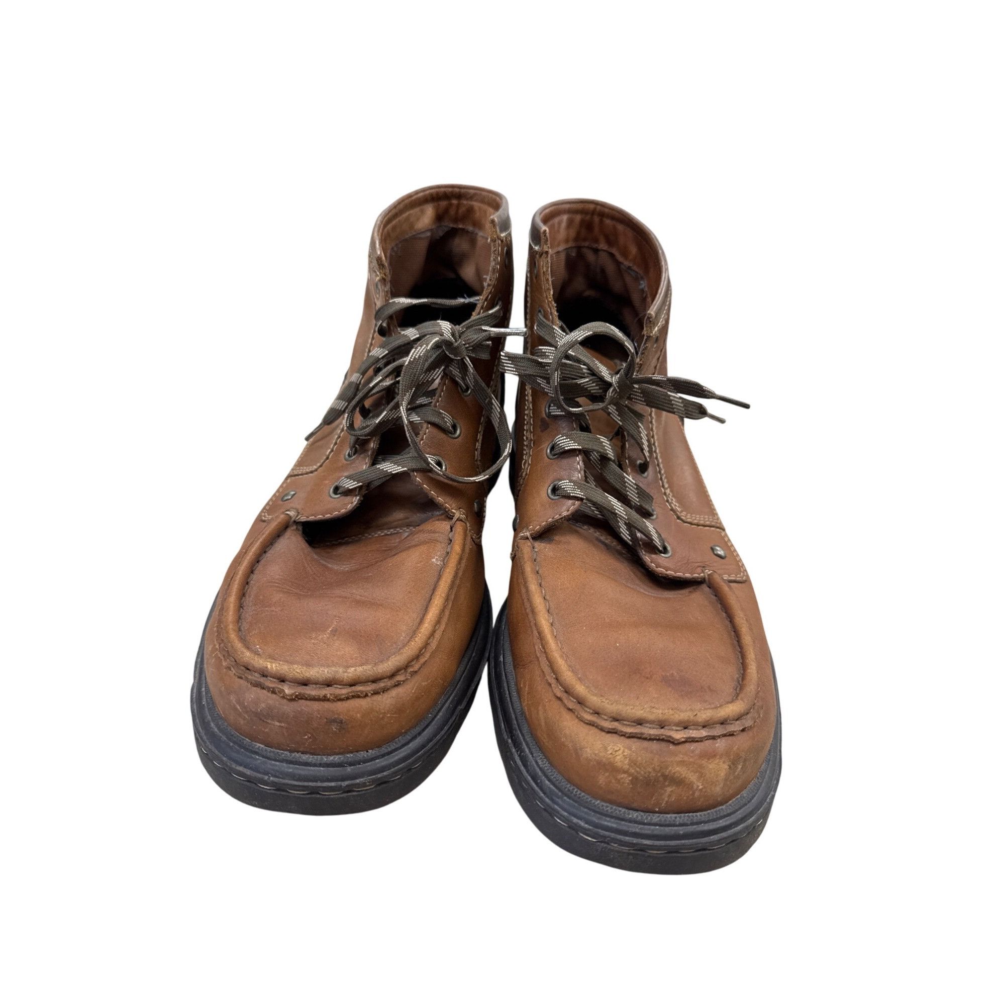 Bass Bass Mens Brown Leather Chukka Ankle Boots 12M SKU 7315 Size US 12 / EU 45 - 6 Thumbnail