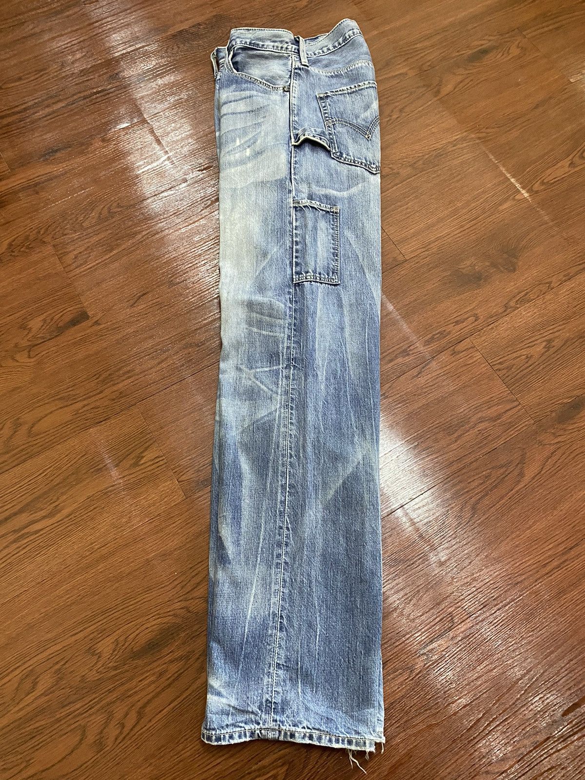 Levi's Vintage Clothing Vintage Levis Japan Blue Wash Workwear Jeans Size US 31 - 7 Thumbnail