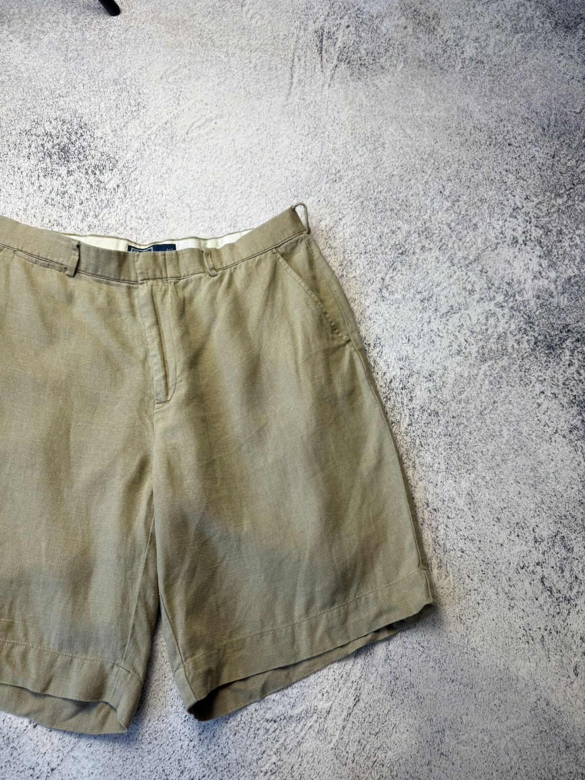 Polo Ralph Lauren Vintage Polo Ralph Lauren Linen Shorts Old Money Size 34 Size US 34 / EU 50 - 7 Thumbnail