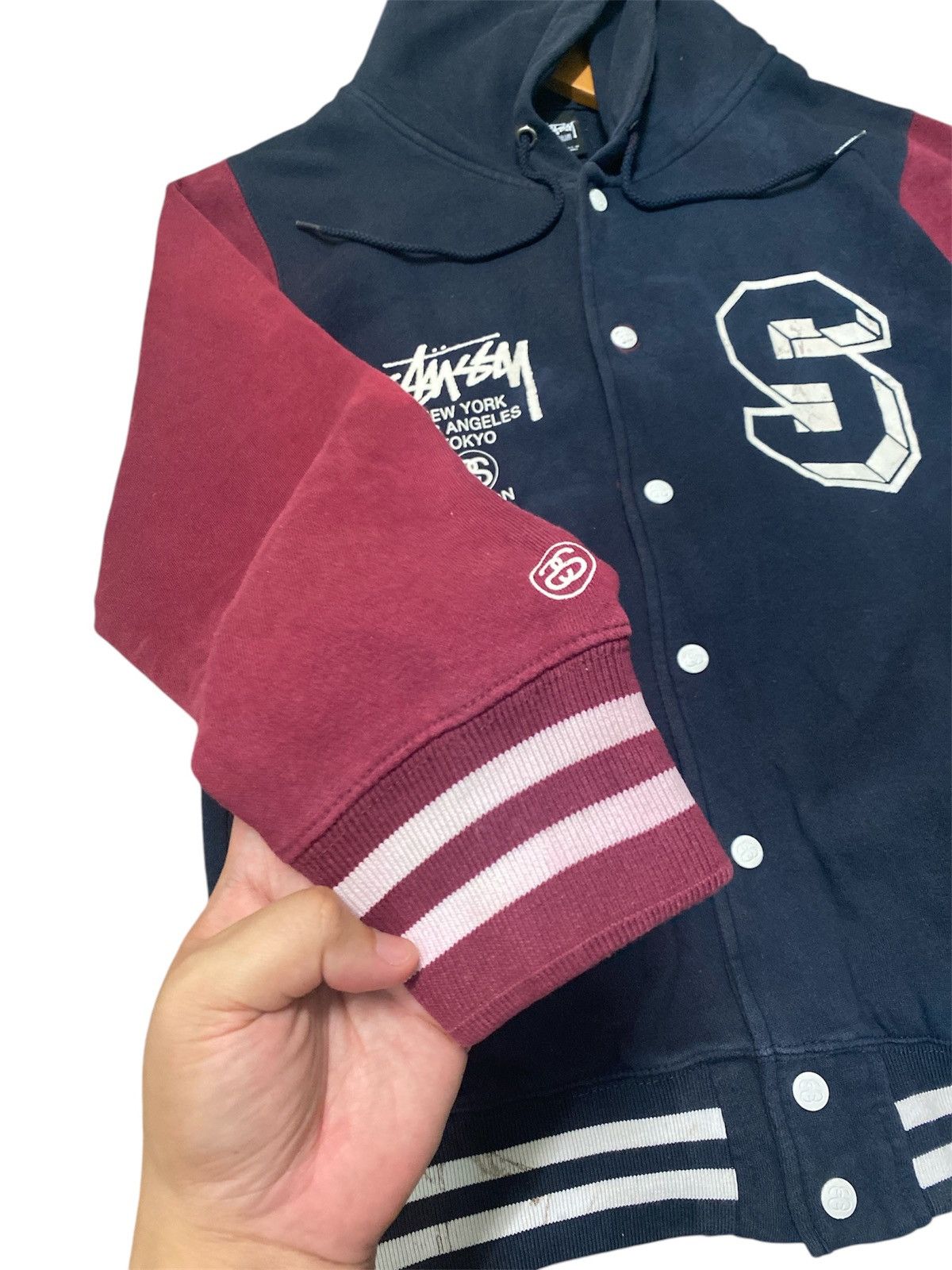 Stussy 💥RARE💥VINTAGE STUSSY VARSITY JACKET 🔥 Size US M / EU 48-50 / 2 - 13 Thumbnail