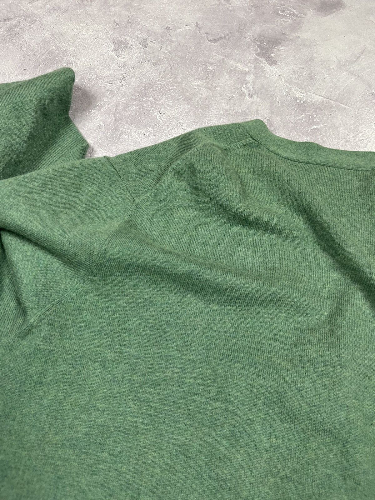 Polo Ralph Lauren 90s Vintage Polo Ralph Lauren Wool cardigan sweater Green Size US XXL / EU 58 / 5 - 10 Thumbnail