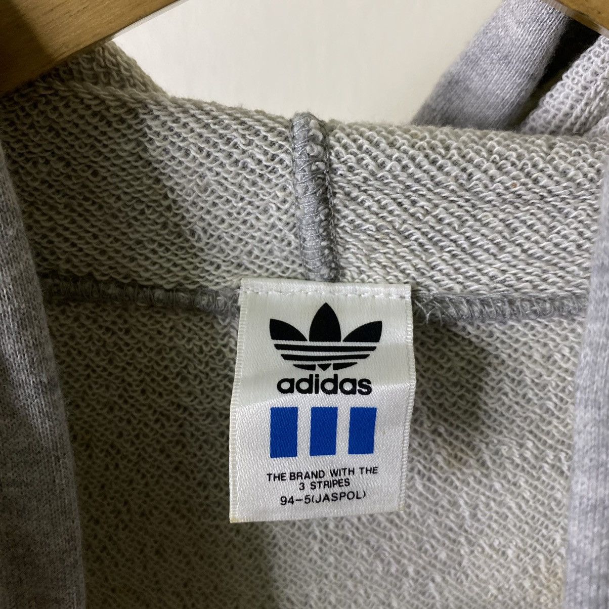 Adidas × Vintage Vintage 1990s Adidas Big Logo Pullover Hoodie Size US L / EU 52-54 / 3 - 3 Thumbnail