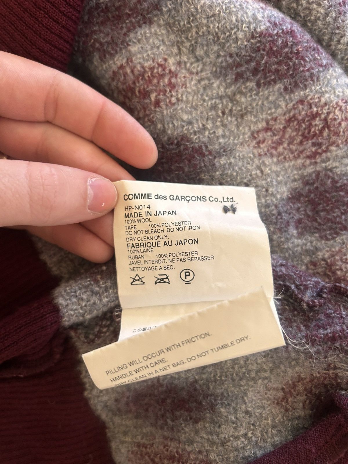 Comme des Garcons Homme 2005 Argile Knit Cardigan Size US M / EU 48-50 / 2 - 5 Thumbnail