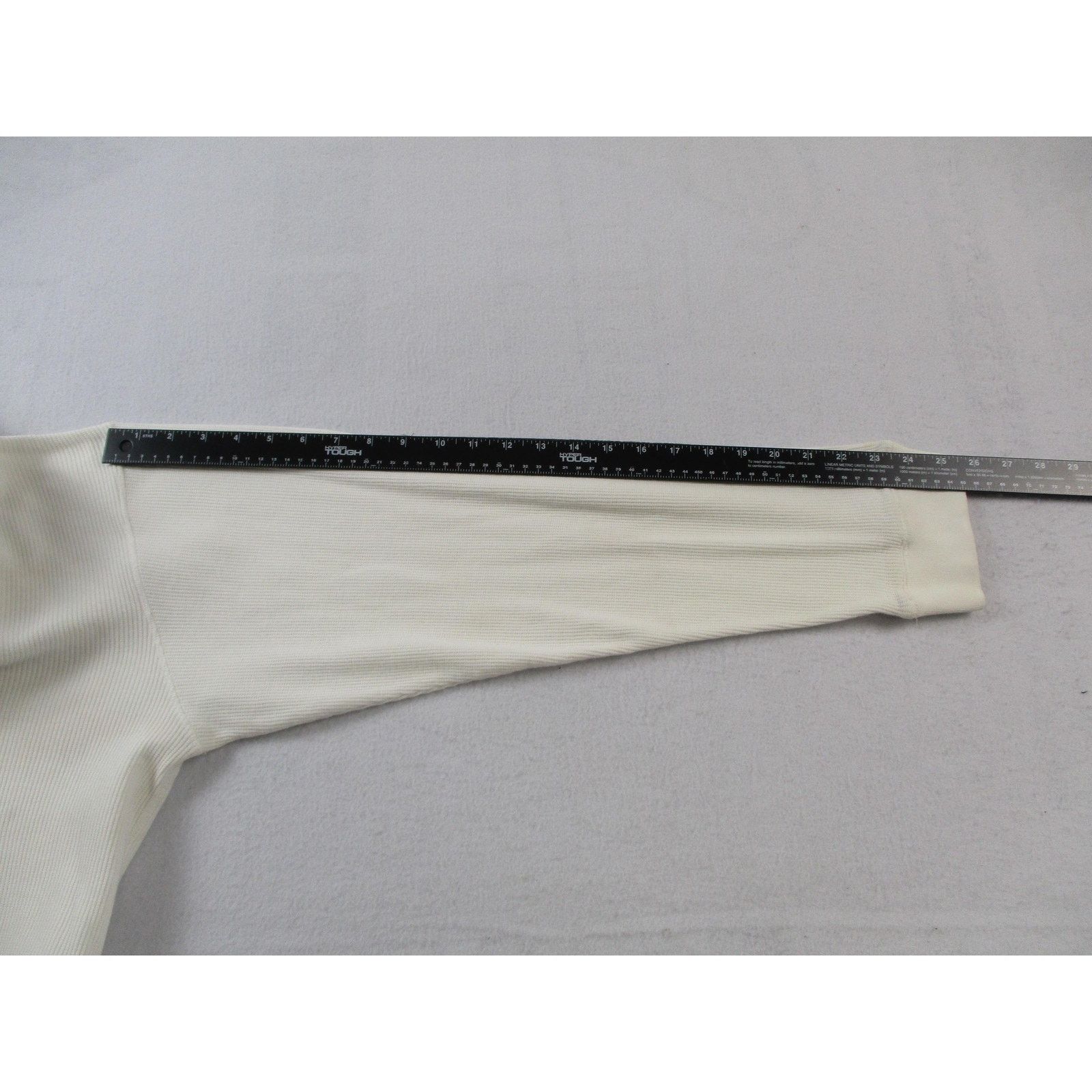 Enyce Enyce Mens 2XL White Camo Logo Thermal Waffle Knit LS Tee Size US XXL / EU 58 / 5 - 11 Thumbnail