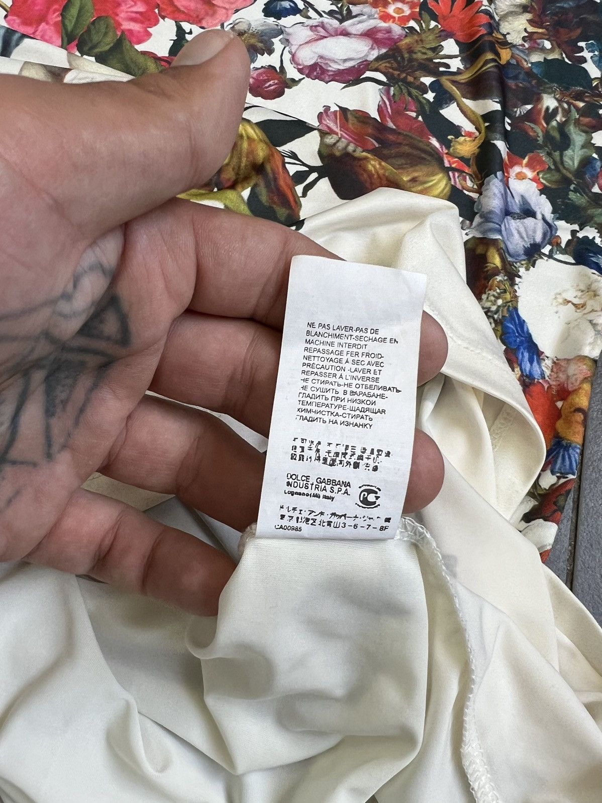 Dolce & Gabbana Vintage Dolce Gabbana flowers cherubs romantic dress Size S / US 4 / IT 40 - 9 Thumbnail