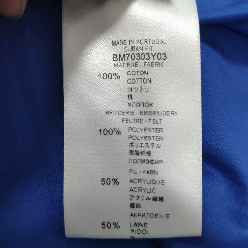 Givenchy Givenchy Flock Collar Starry Blue Short Sleeve T-Shirt Size US L / EU 52-54 / 3 - 8 Thumbnail