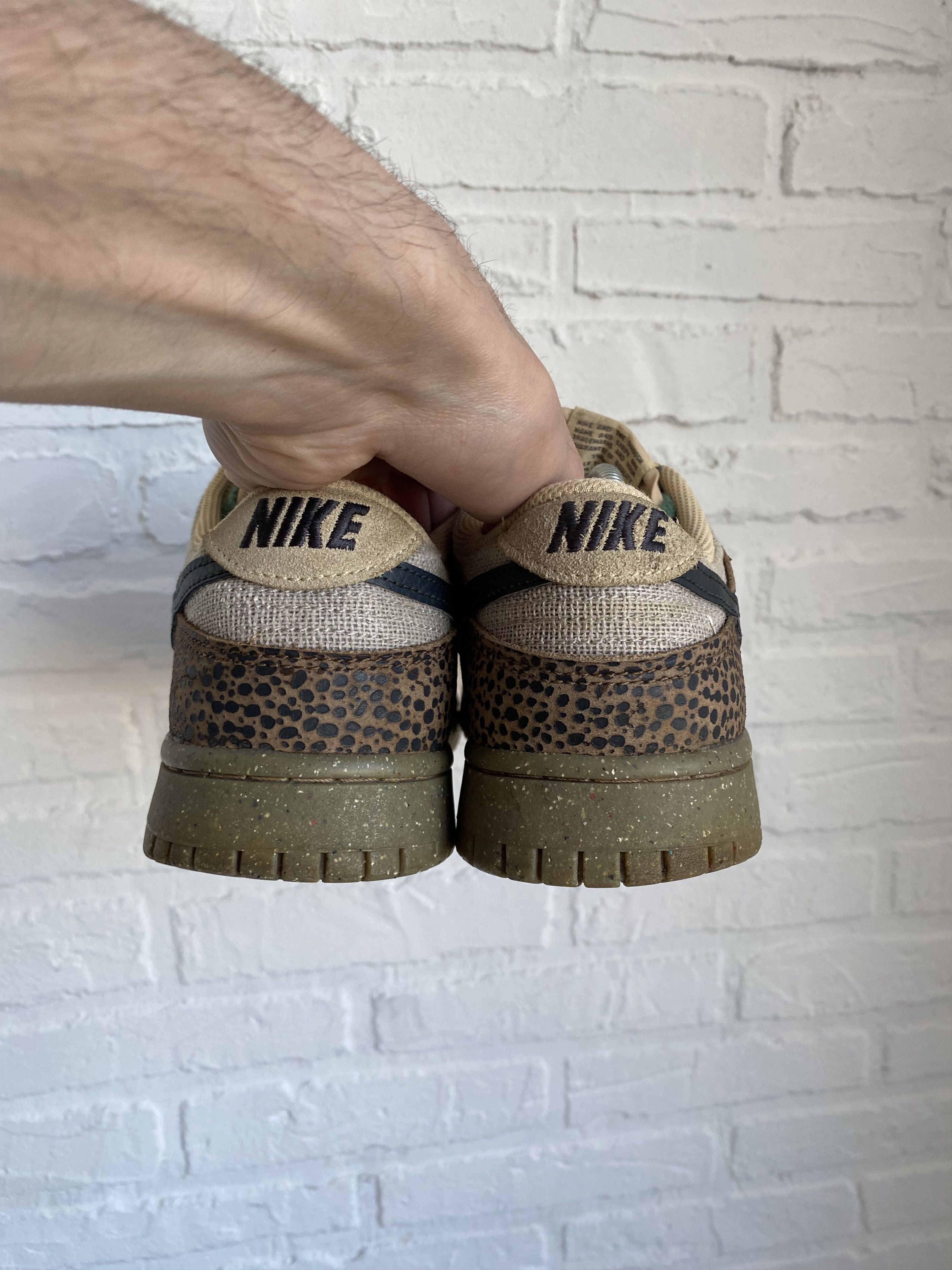 Nike Nike Dunk Low Safari Golden Moss Size US 9 / EU 42 - 10 Thumbnail