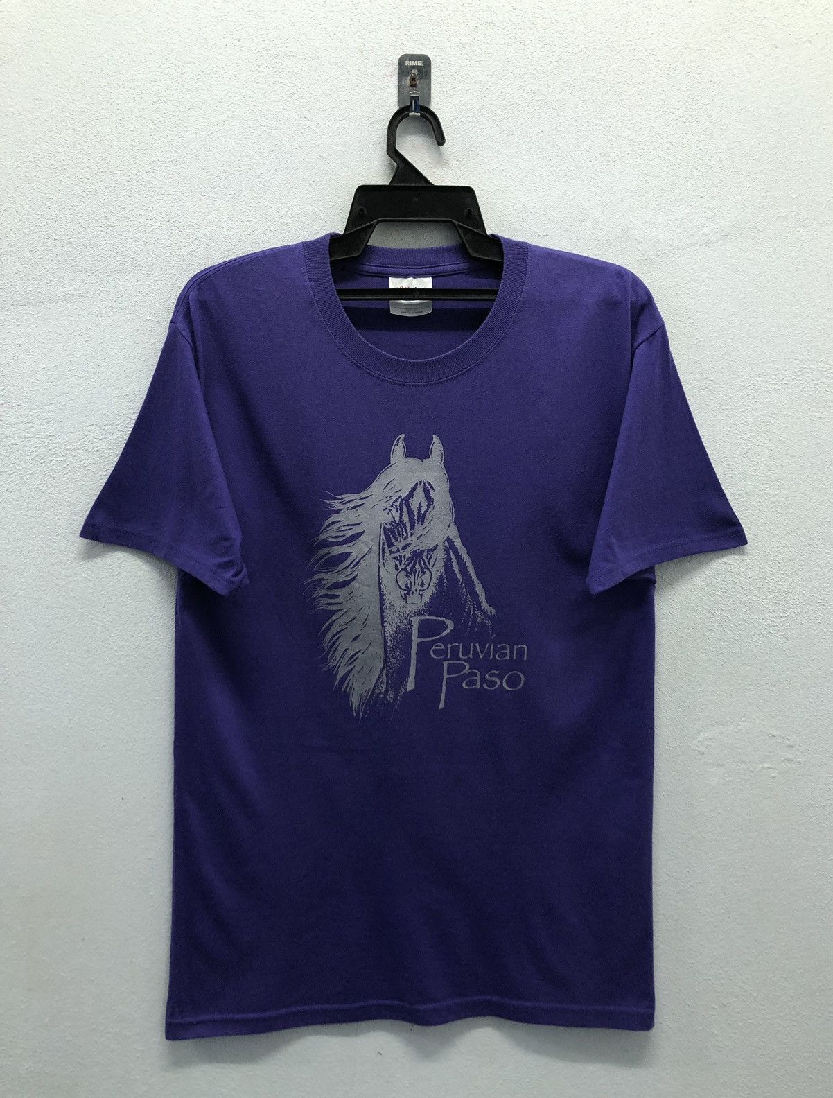 Vintage Vintage Hanes Peruvian Paso Horse T-Shirt Size US M / EU 48-50 / 2 - 1 Thumbnail