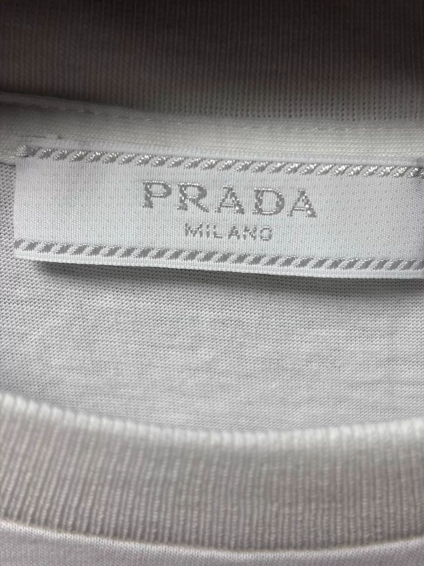 Prada Prada White Short-Sleeve T-Shirt S Size US S / EU 44-46 / 1 - 3 Thumbnail