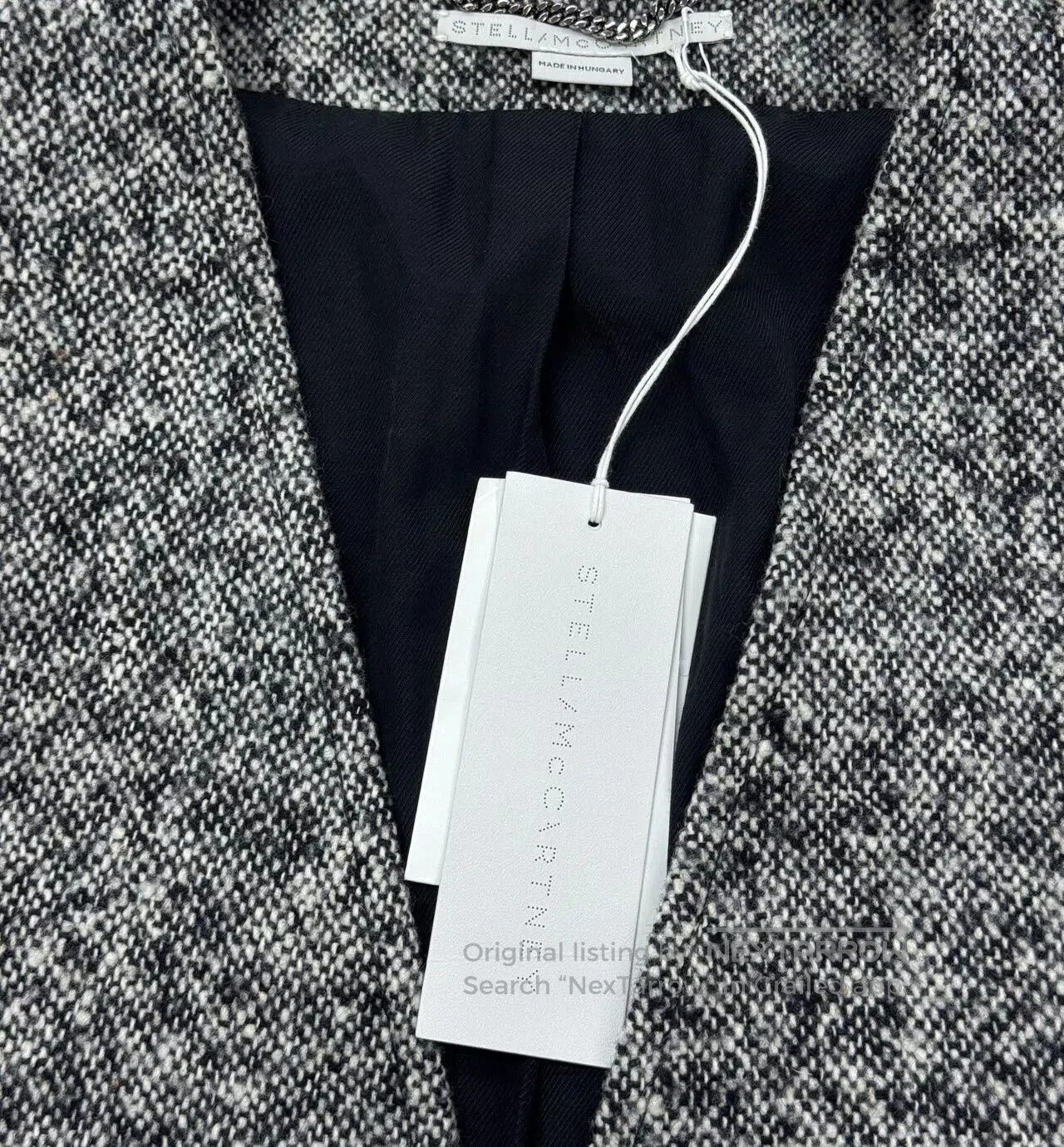Stella McCartney Stella McCartney Women's Gray Coat. Size S / US 4 / IT 40 - 6 Thumbnail