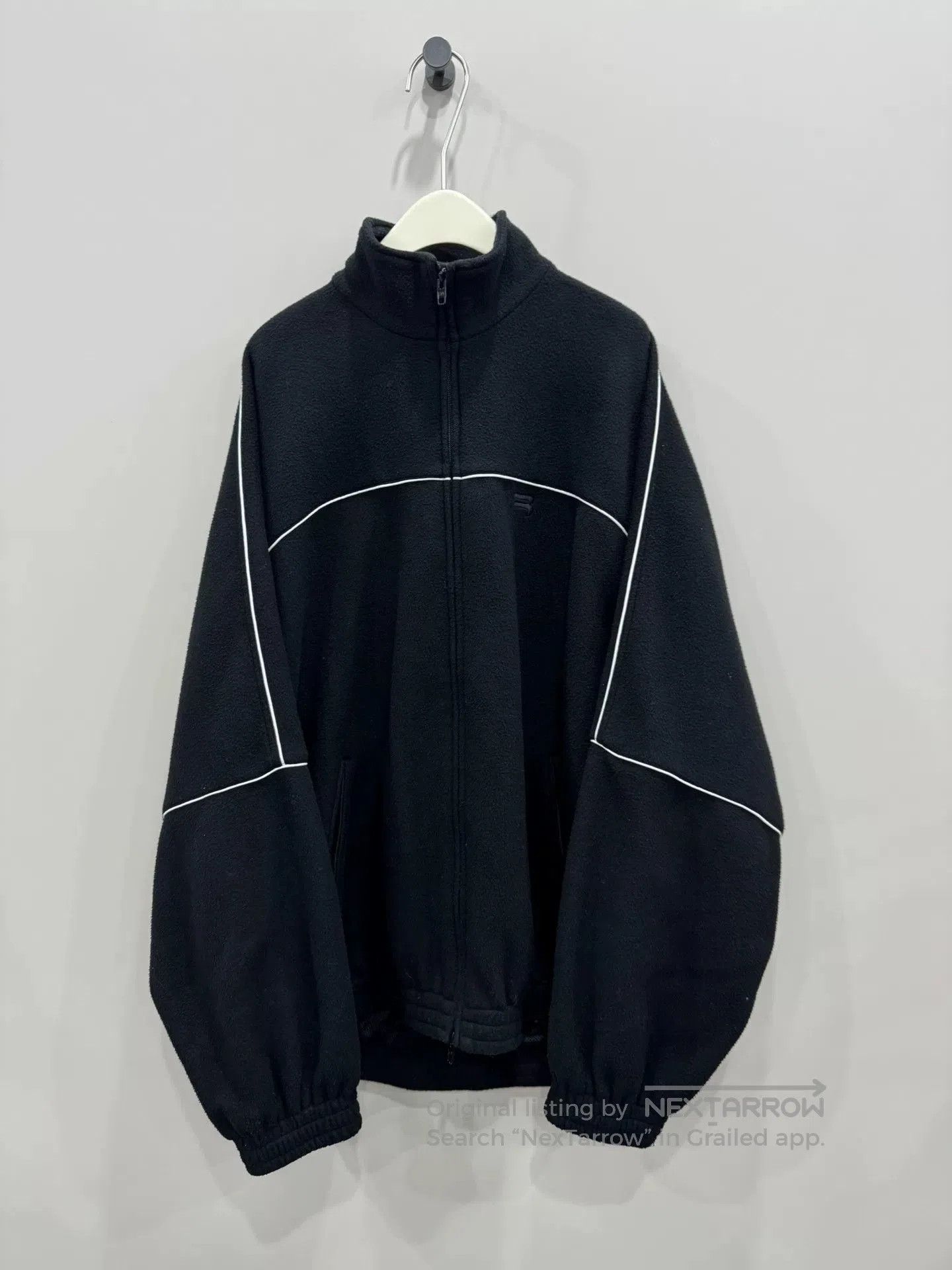 Balenciaga Balenciaga SportyB Embroidered Fleece Jacket Size 50. Size US XL / EU 56 / 4 - 1 Thumbnail