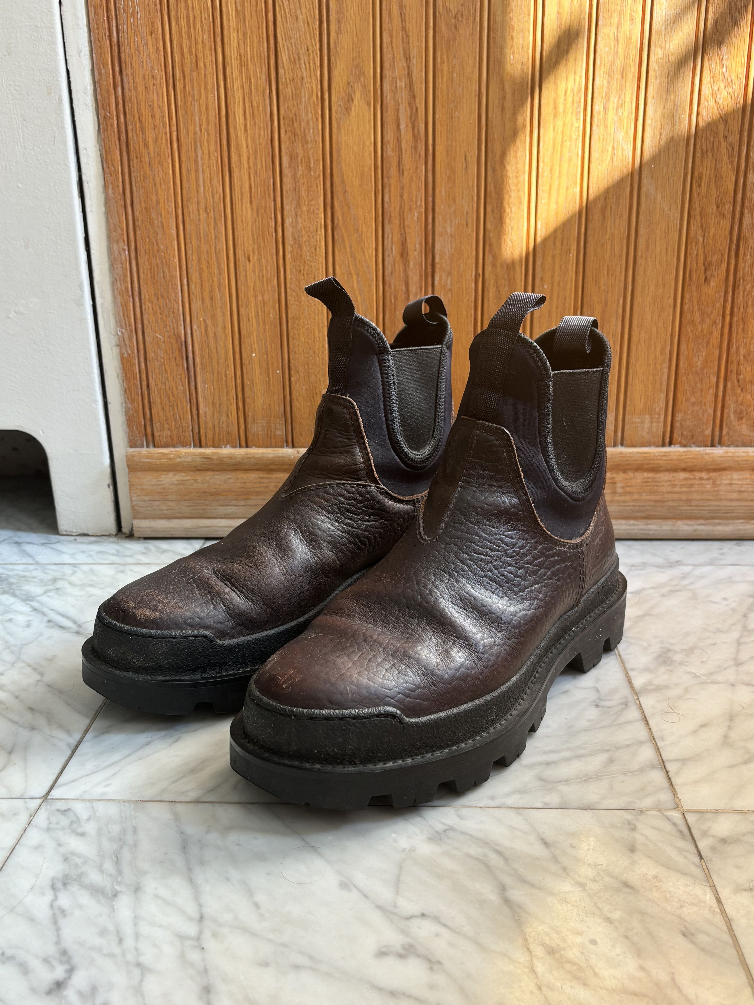 Prada Leather Boot with Neoprene Size US 10 / EU 43 - 1 Thumbnail