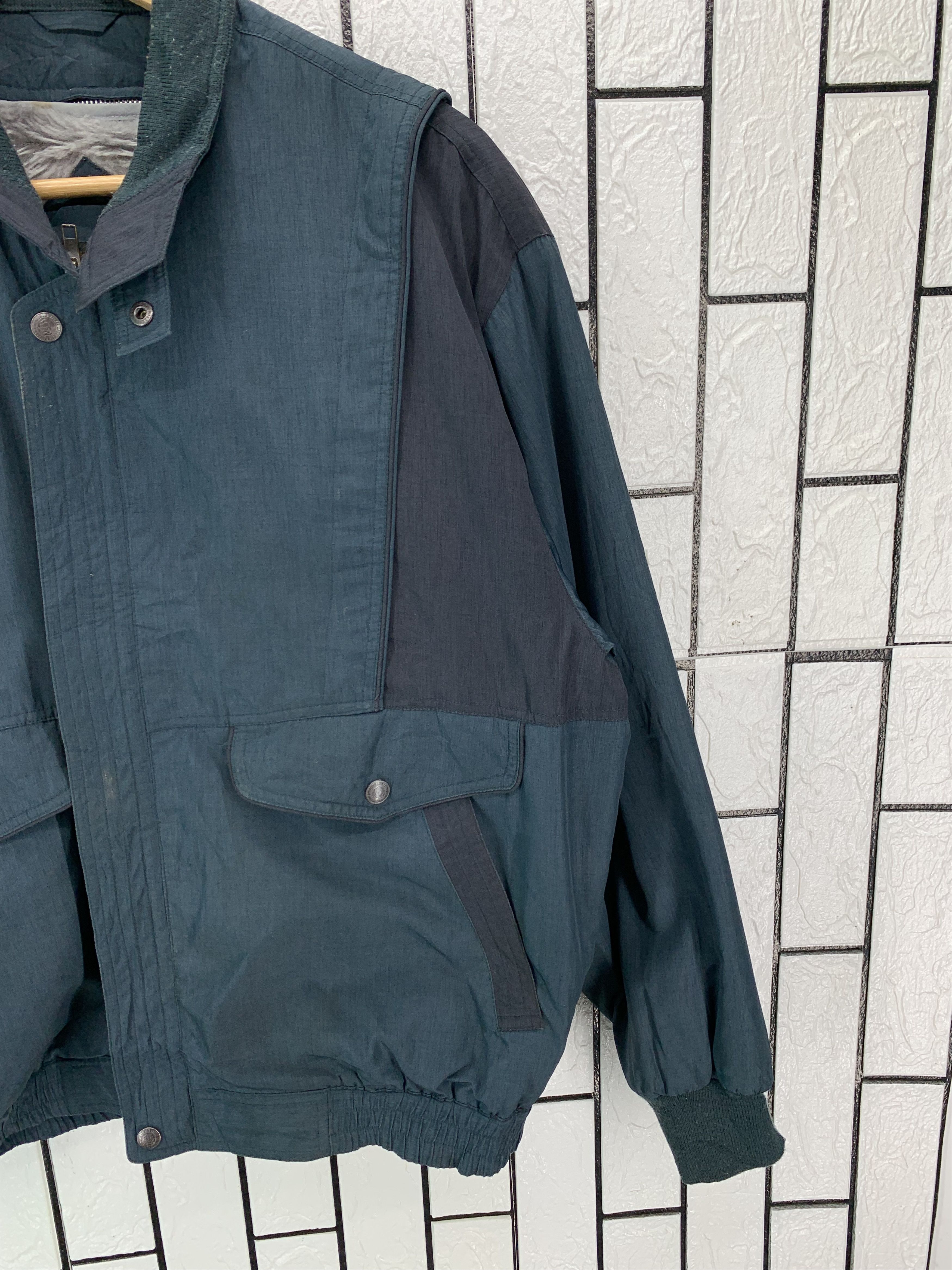 Japanese Brand Vintage Vintaige Club Lined Fleece Bombers Jacket Size US M / EU 48-50 / 2 - 2 Thumbnail