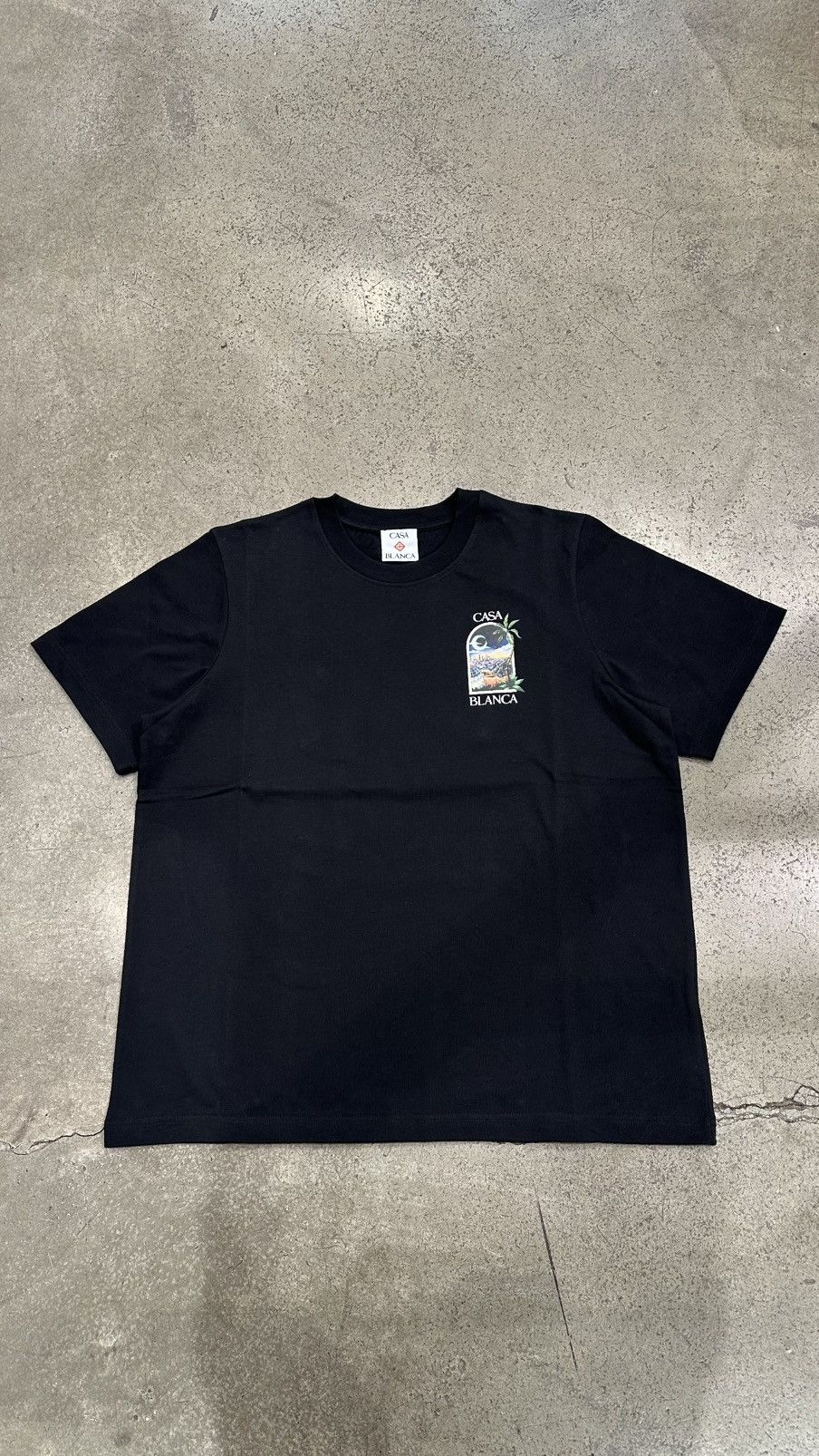 Casablanca CASABLANCA - LA Night Printed T-shirt Black | Grailed