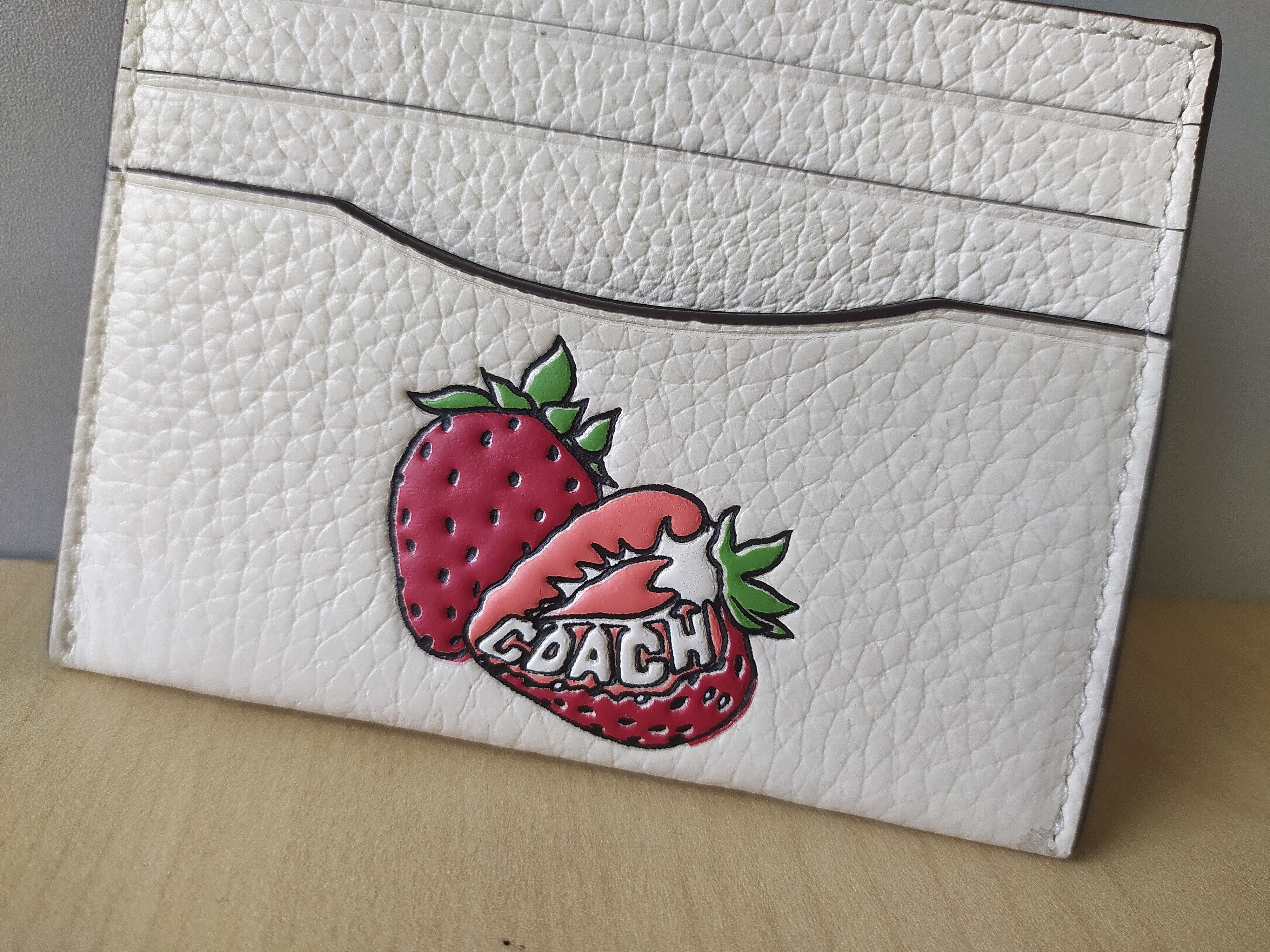 Coach Coach Pebbled Leather Card/ID Holder Free Shipping T/1916 Size ONE SIZE - 6 Thumbnail