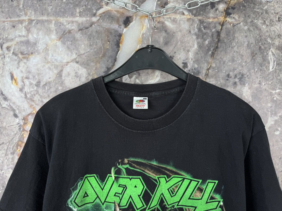 Vintage Overkill The Electric Age Tour Vintage Metal Band T-Shirt Size US XL / EU 56 / 4 - 3 Thumbnail