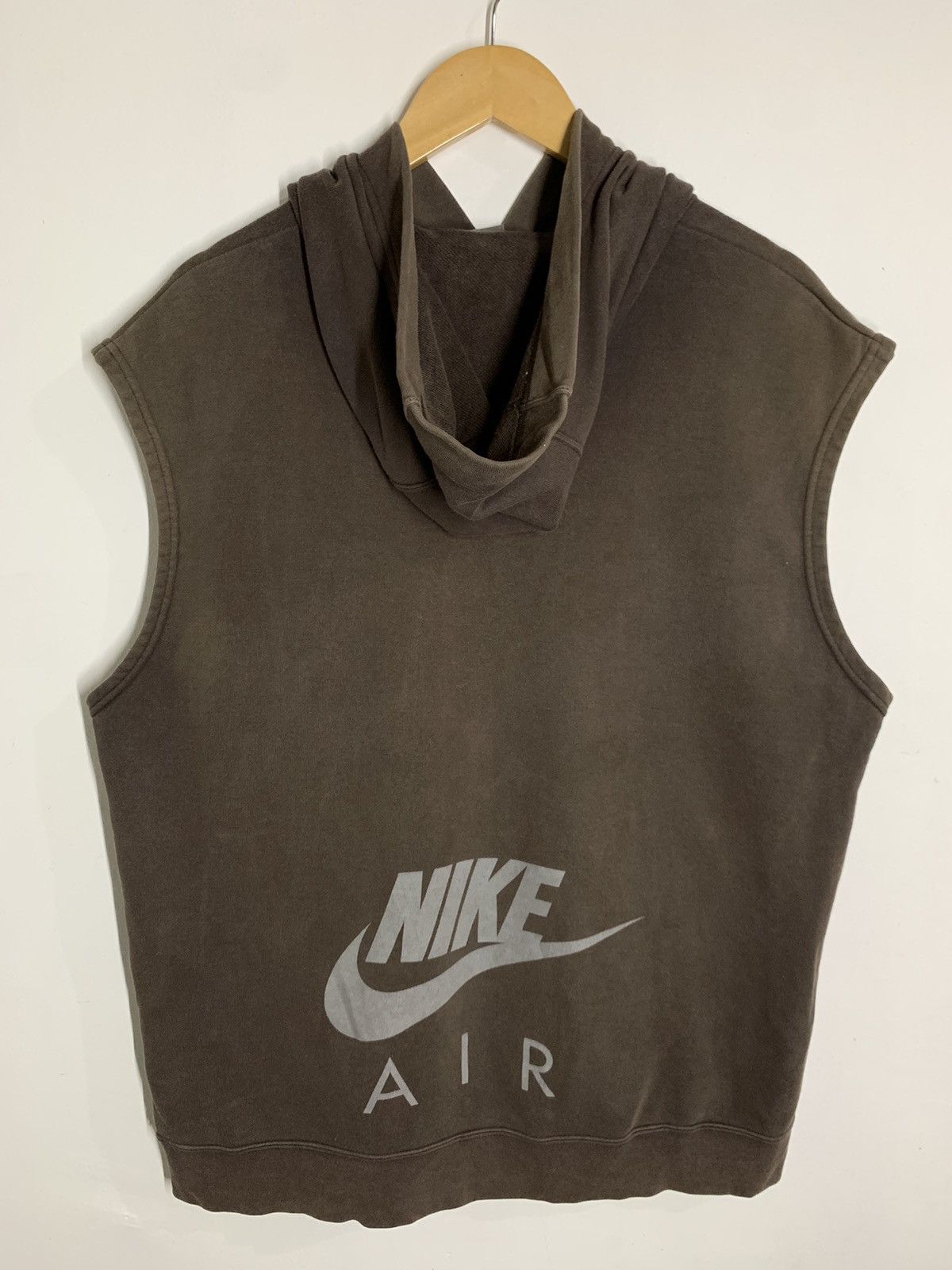 Nike × Vintage Nike Vintage Sleeveless Hoodie Size US M / EU 48-50 / 2 - 12 Thumbnail