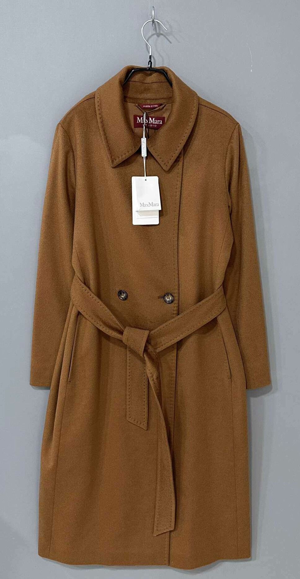 Max Mara caramel collar cashmere coat by MaxMara Size US L / EU 52-54 / 3 - 1 Thumbnail