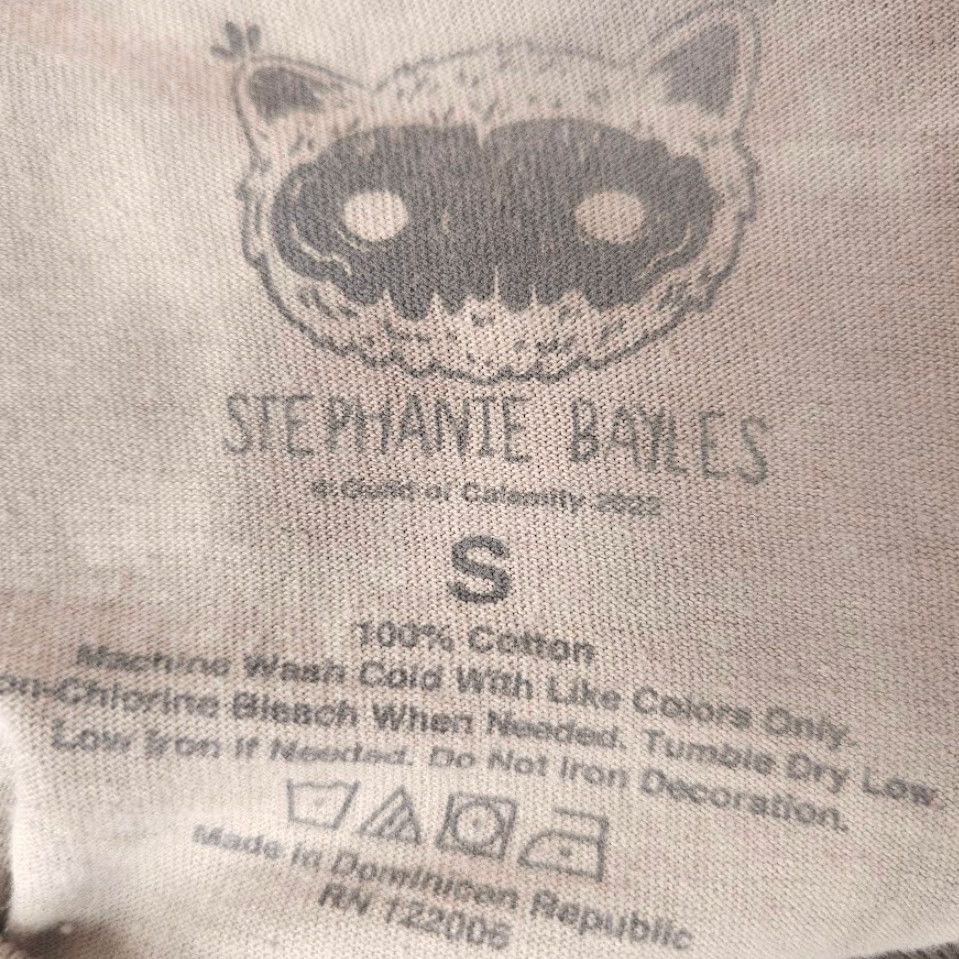 Vintage VINTAGE? Cat Wings T Shirt Mens Size Small Beige Tie Dye Guild Of Calamity Stephanie Bayles Size US S / EU 44-46 / 1 - 5 Thumbnail