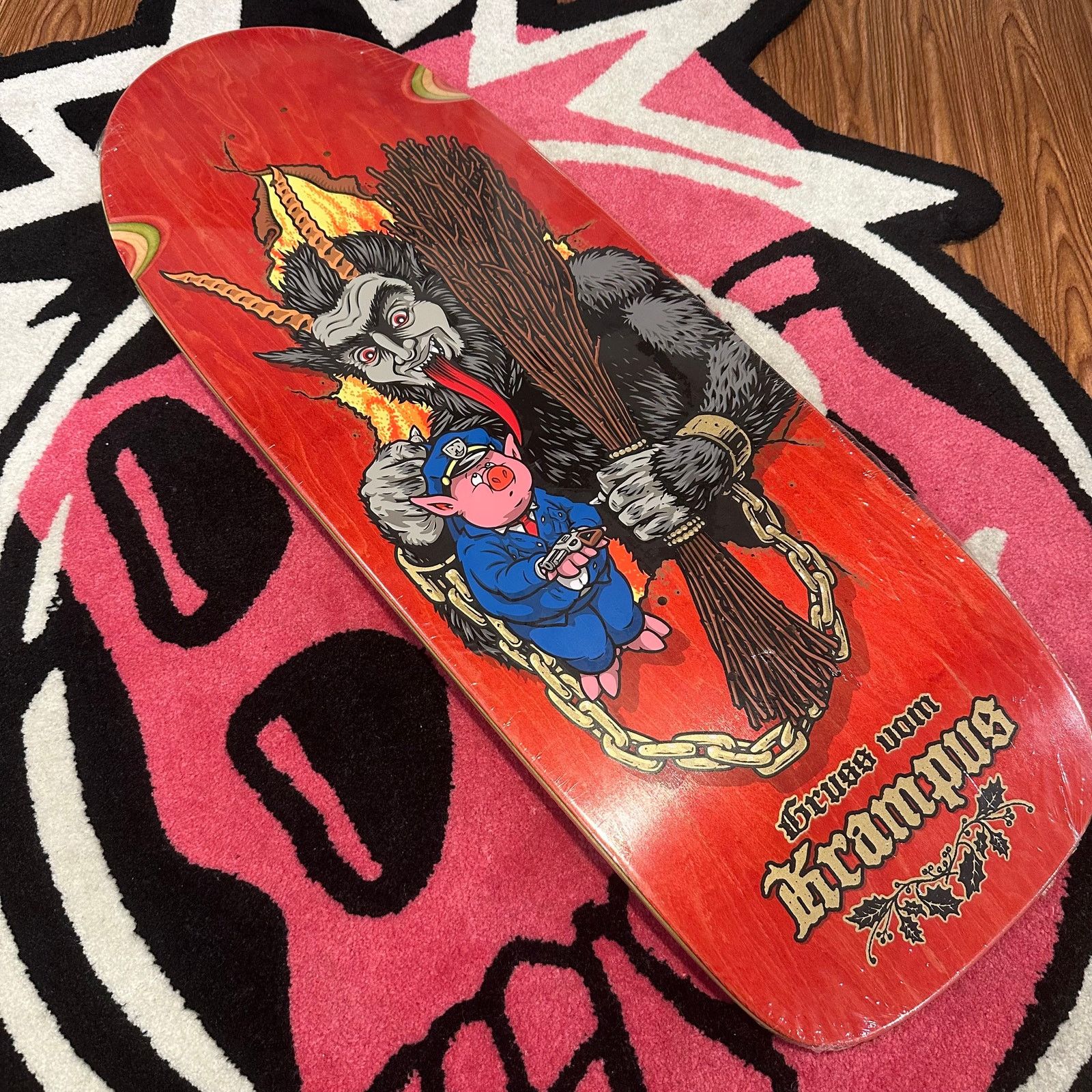 StrangeLove Skateboards StrangeLove Skateboards Krampus Deck –Size 10.5 –Hand Signed Size ONE SIZE - 1 Thumbnail