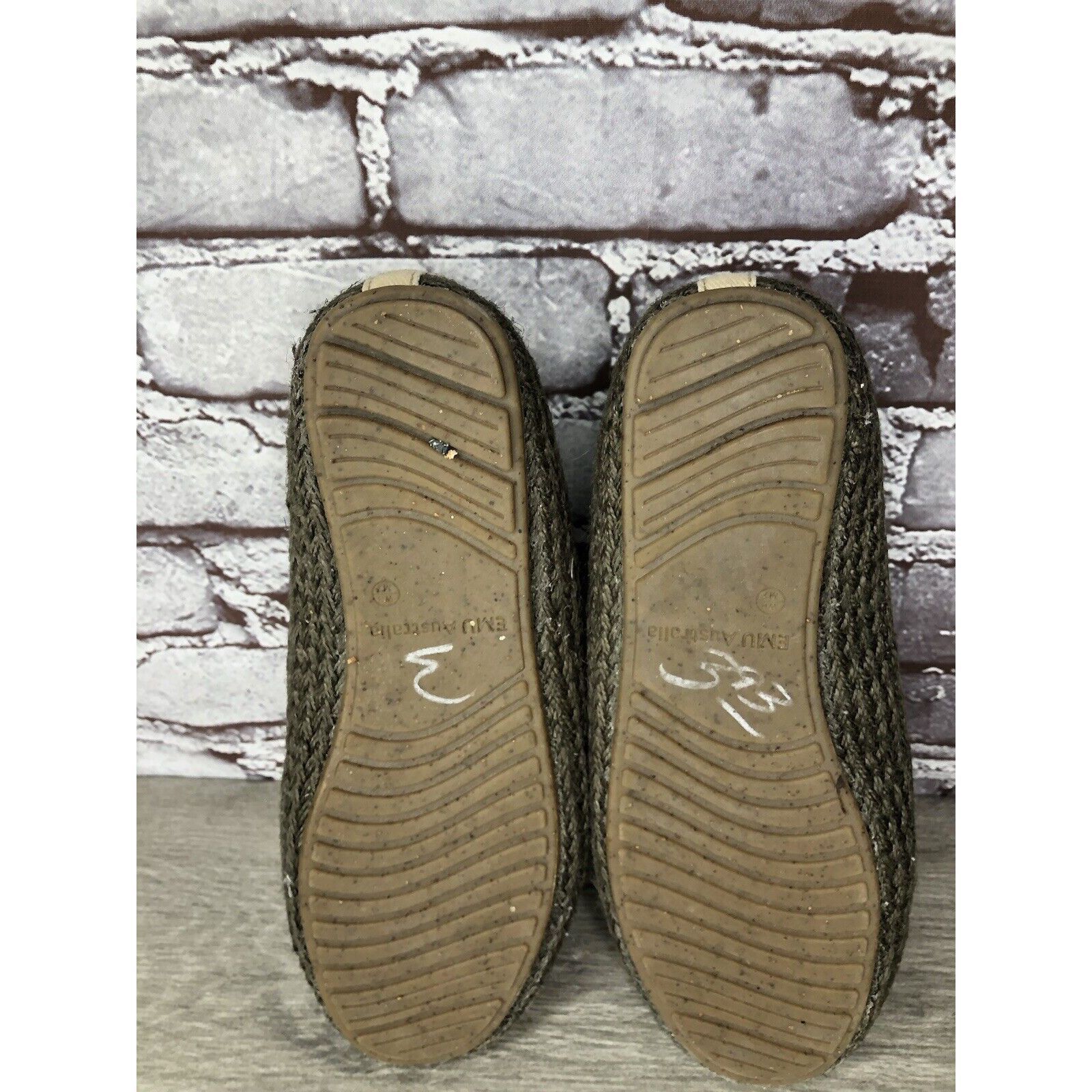 Other Emu Australia Olive Green Knit Espadrilles Casual Lace Up Sh Size US 8 / IT 38 - 9 Thumbnail