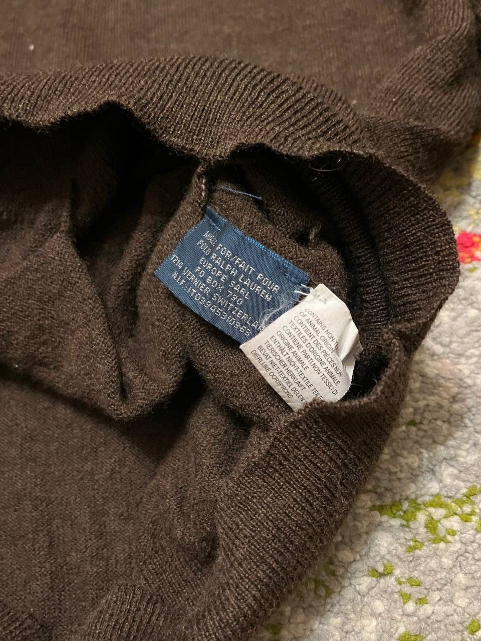 Polo Ralph Lauren × Vintage Vintage Polo Ralph Lauren Brown Cardigan Wool Sweater XL Size US XL / EU 56 / 4 - 4 Thumbnail