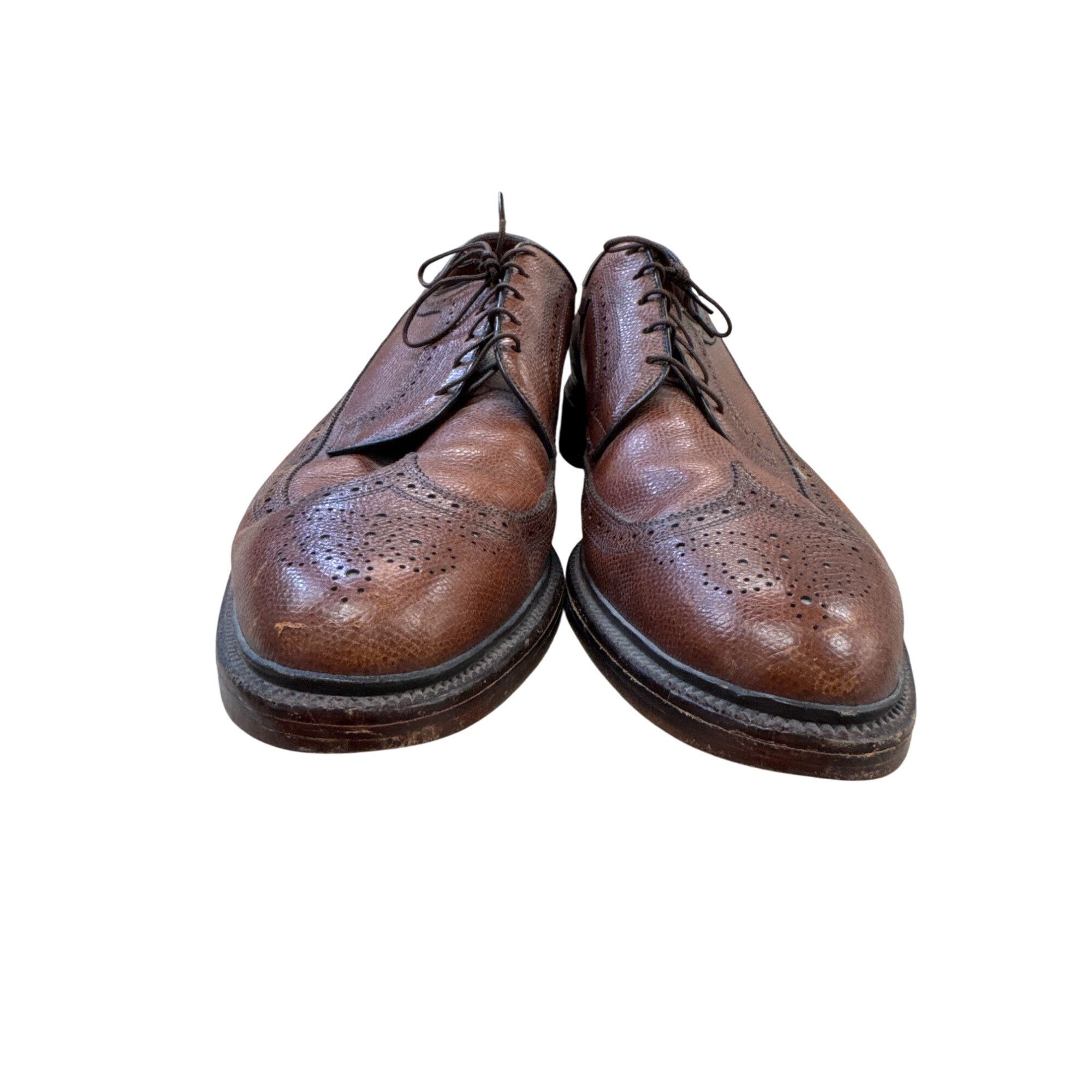 Allen Edmonds MacNeil Mens Brown Leather Oxford Dress Shoes