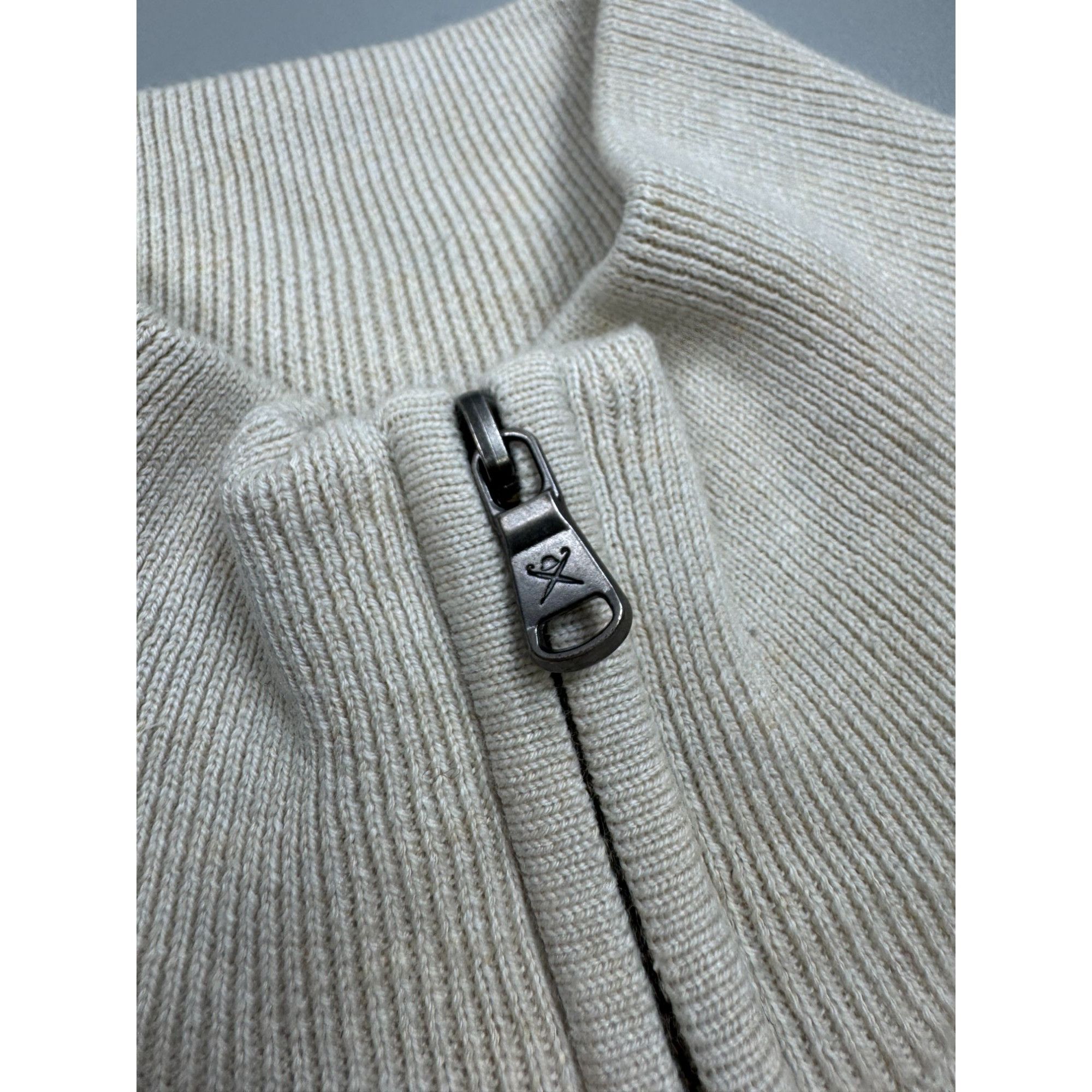 Hackett Hackett 1/3 Zip Cotton Silk Pullover Sweater (Y1270) Size US M / EU 48-50 / 2 - 6 Thumbnail
