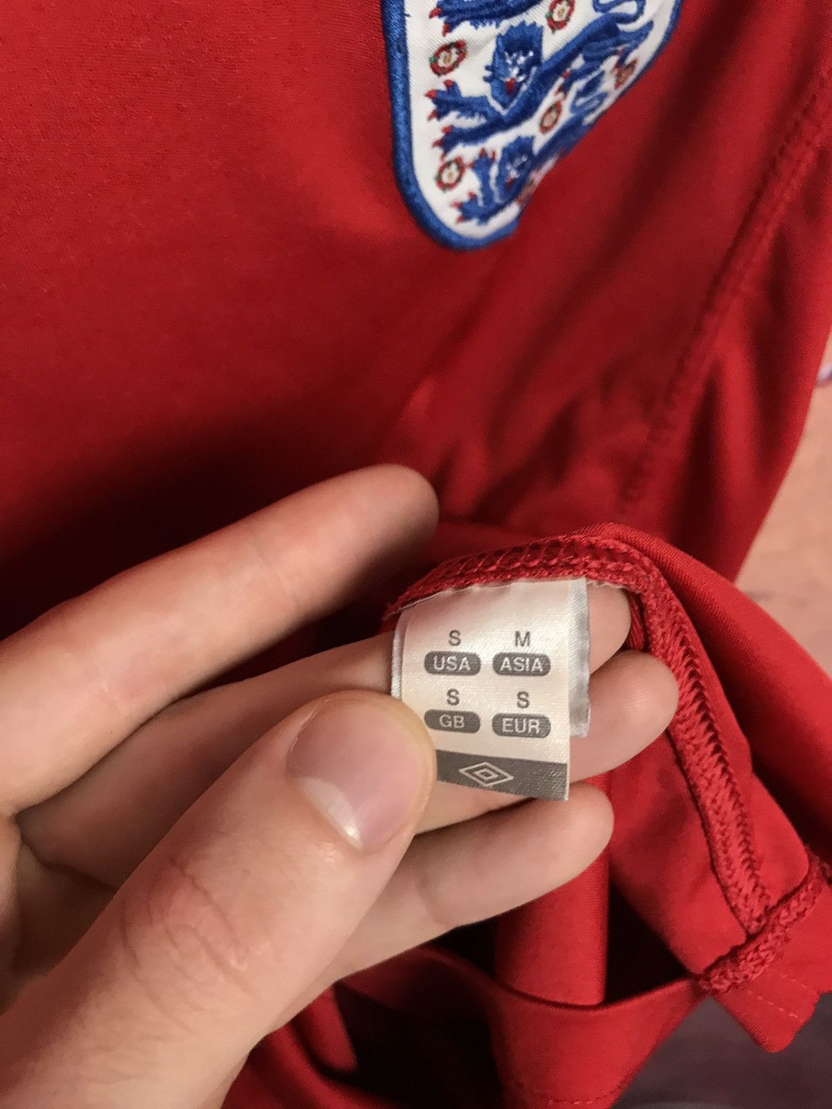 Vintage Vintage Umbro England soccer jersey Size US S / EU 44-46 / 1 - 4 Thumbnail