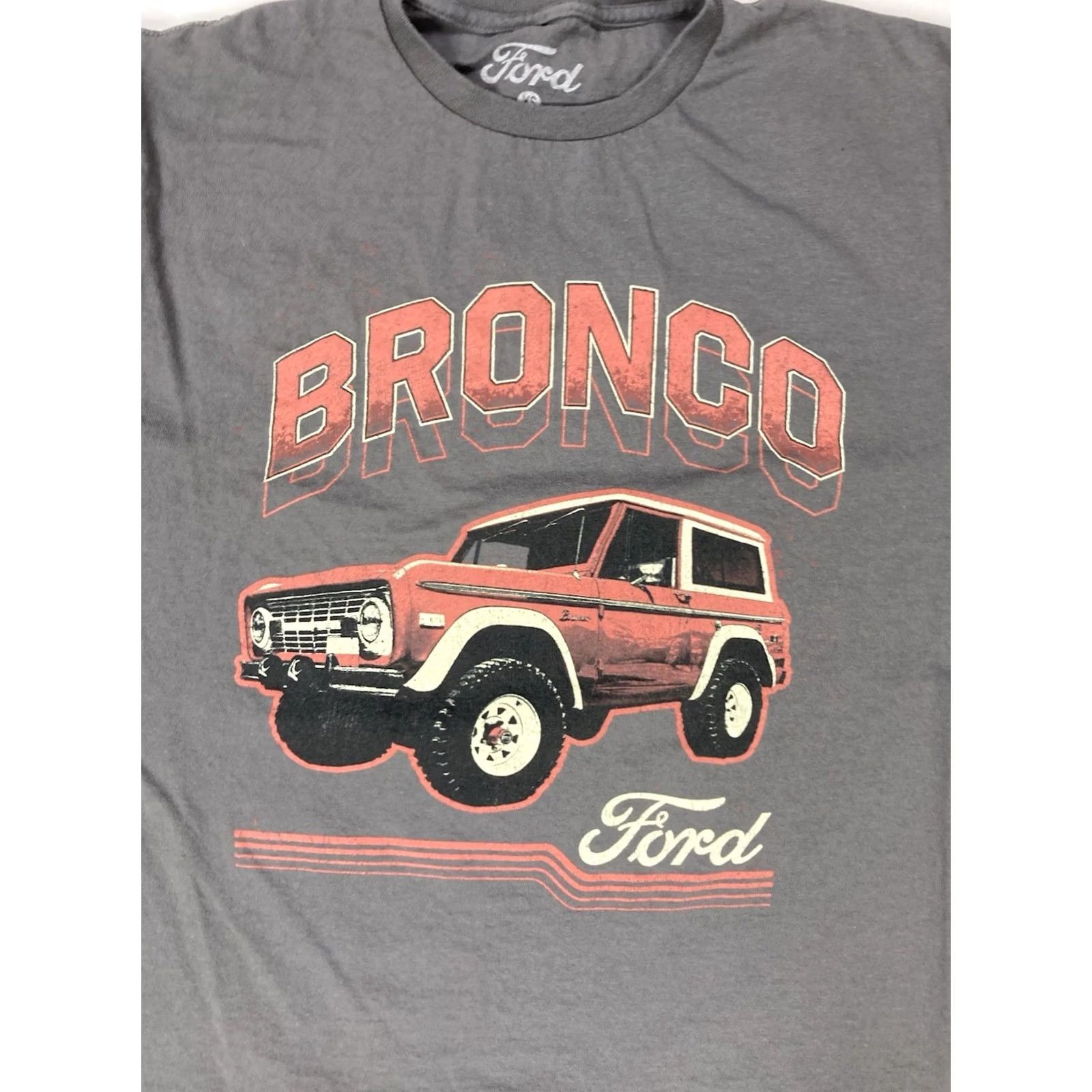 Ford FORD Bronco Graphic T-shirt Women XS Gray Short Sleeve Size XS / US 0-2 / IT 36-38 - 2 Thumbnail