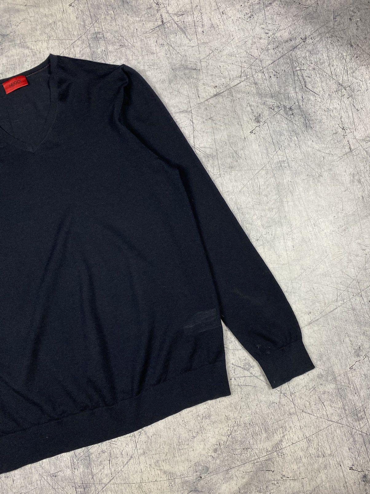 Hugo Boss Hugo Boss Designer Wool Pullover Sweater Size US XL / EU 56 / 4 - 4 Thumbnail