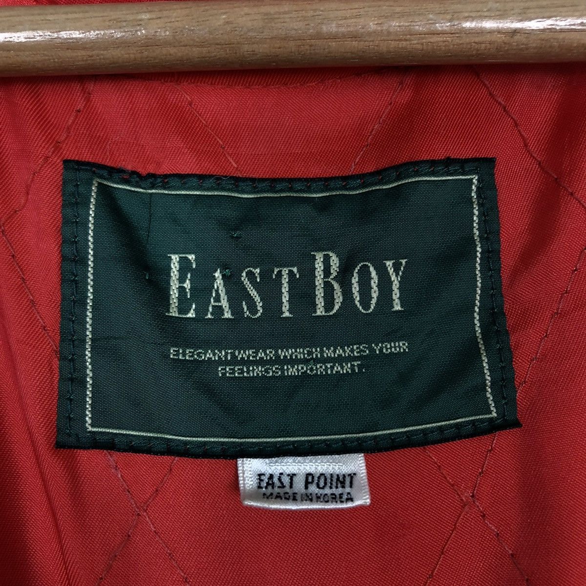 Japanese Brand 📌VINTAGE BOMBER JACKET EAST BOY EMBROIDERY BIG LOGO Size US M / EU 48-50 / 2 - 19 Thumbnail