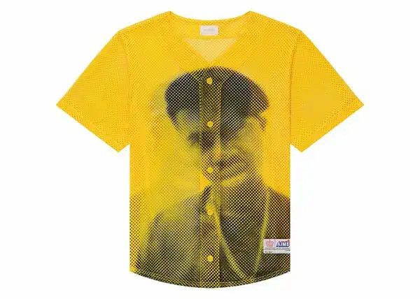 Aime Leon Dore o1mle0526 The Genesis Mesh Baseball Jersey Shirt in Yellow Size US S / EU 44-46 / 1 - 1 Preview