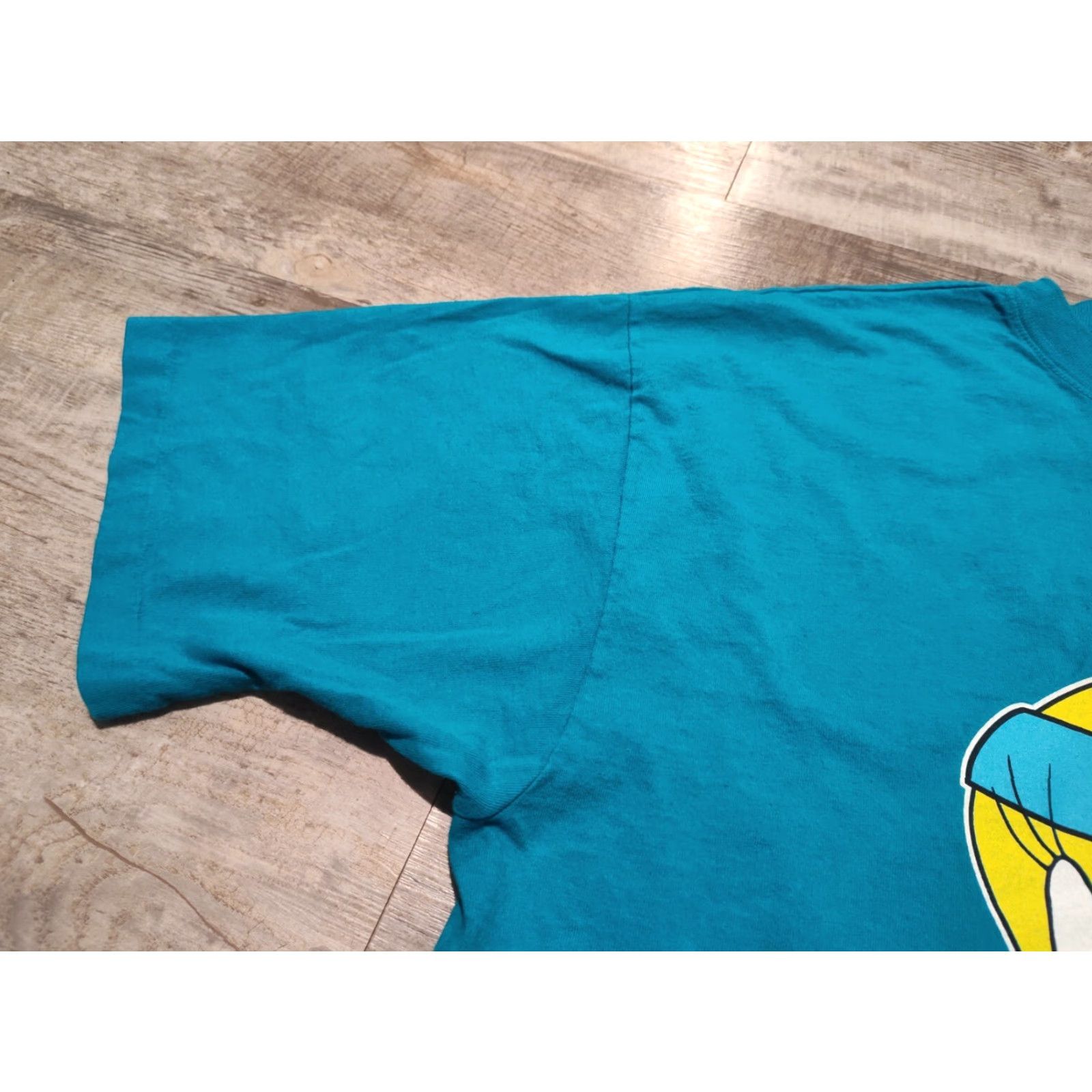 Sunray Sportswear VINTAGE 1990s Tweety Bird T-Shirt Unisex M/L Cotton Blue Graphic Tee Made in USA Size US M / EU 48-50 / 2 - 6 Thumbnail