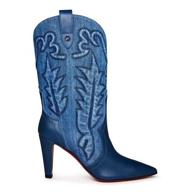 Christian Louboutin Santiabooty Ankle Boots Size US 8 / IT 38 - 1 Thumbnail