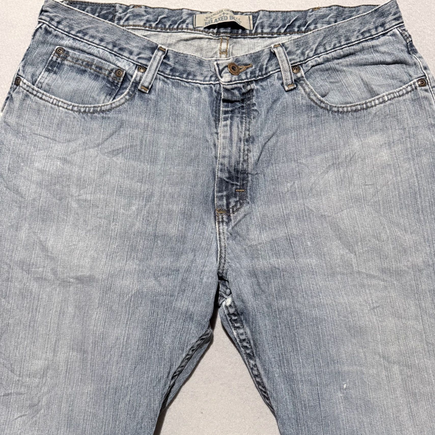 Wrangler Wrangler Jeans Men's Blue Denim Relaxed Boot Cut 36x30 - 5-Pocket Design - Wrangler Originals - Jeans - Blue - Men Size US 36 / EU 52 - 3 Thumbnail