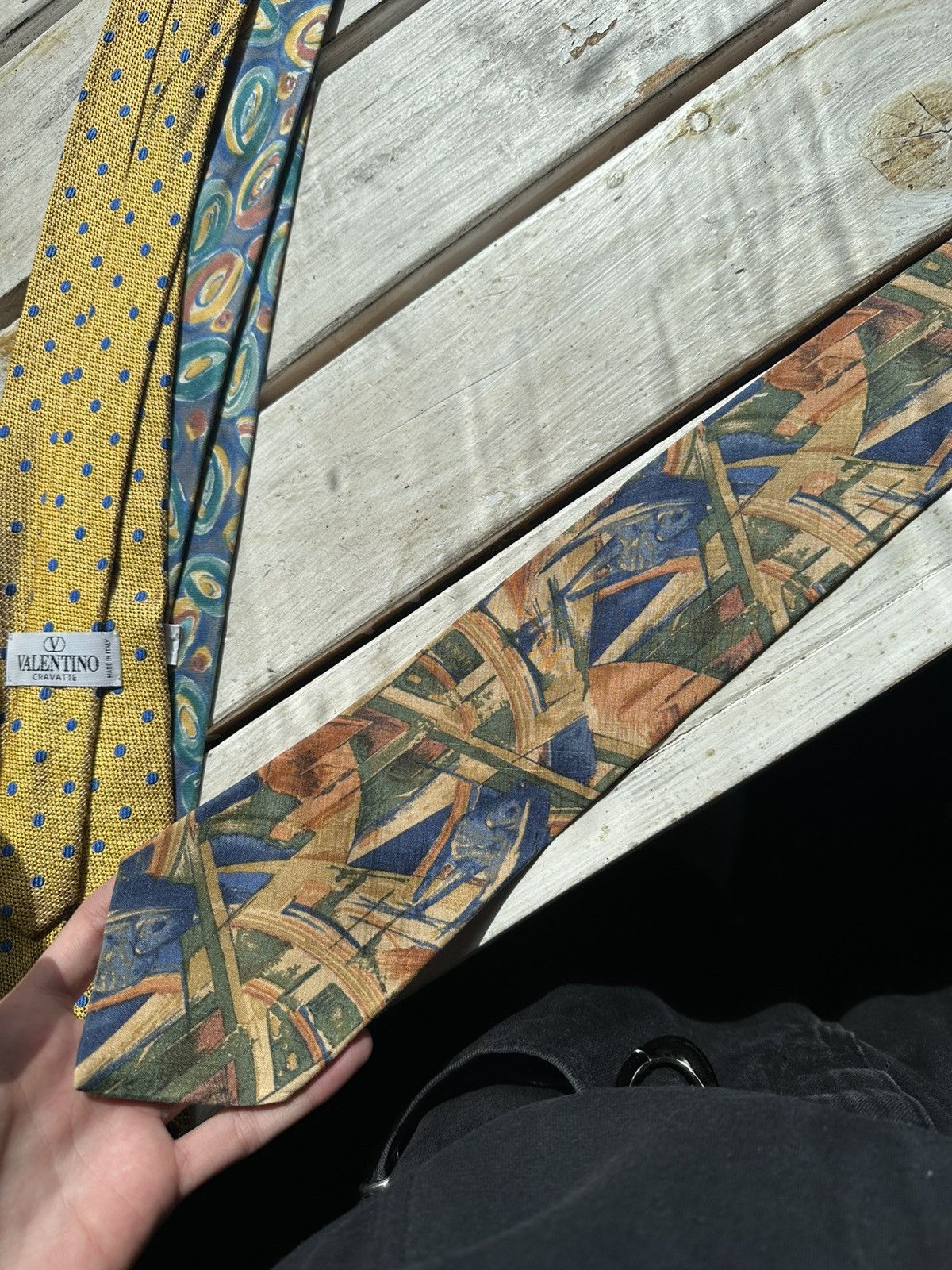 Designer × Hugo Boss 🚨RARE Hugo Boss Tie old money style Burgundy luxury monogram Size ONE SIZE - 6 Thumbnail