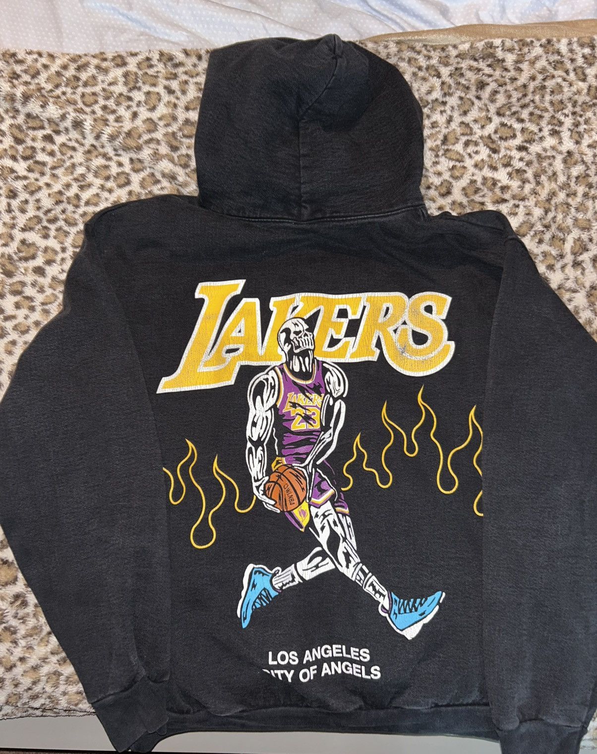 トップス XL Warren Lotas Lebron Lakers Hoodie Warren Lotas x Los Angeles Lakers LeBron James Hoodie (DEPT1)